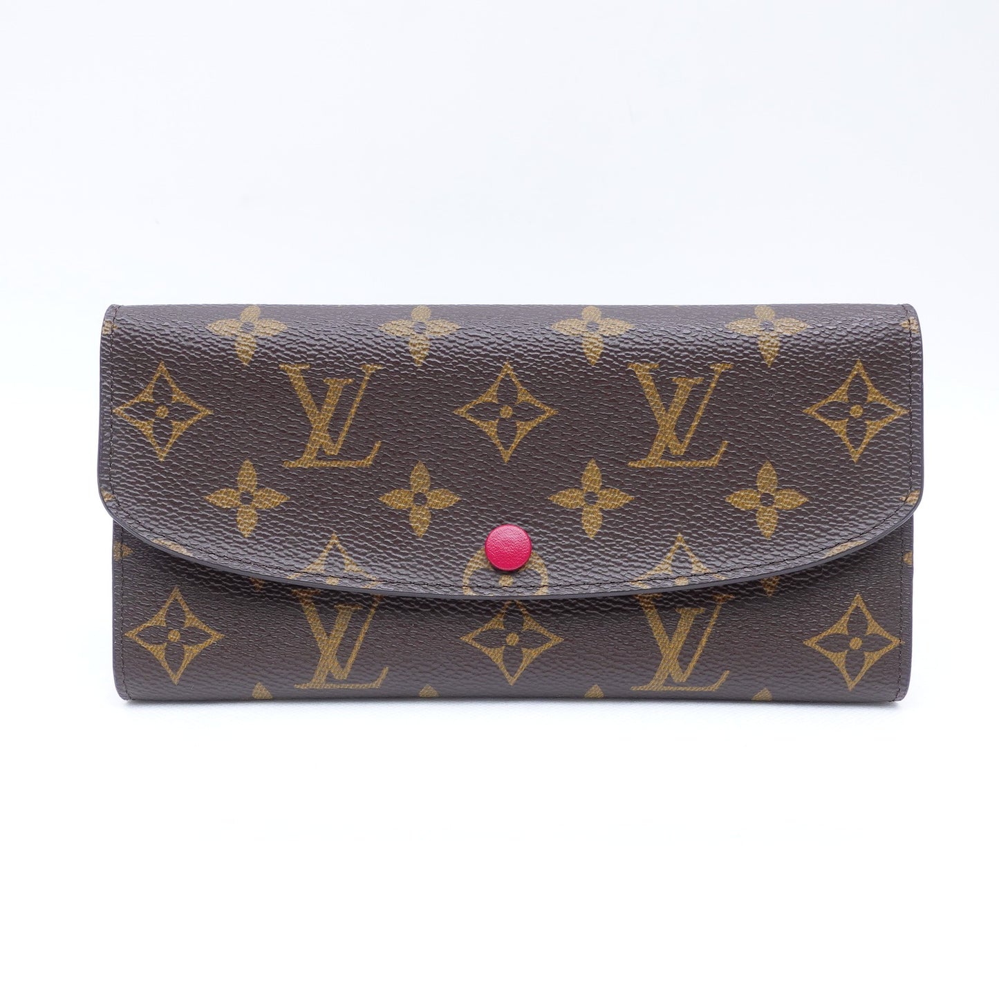 Pre-owned Louis Vuitton Emilie Monogram Coated Canvas Long Wallet