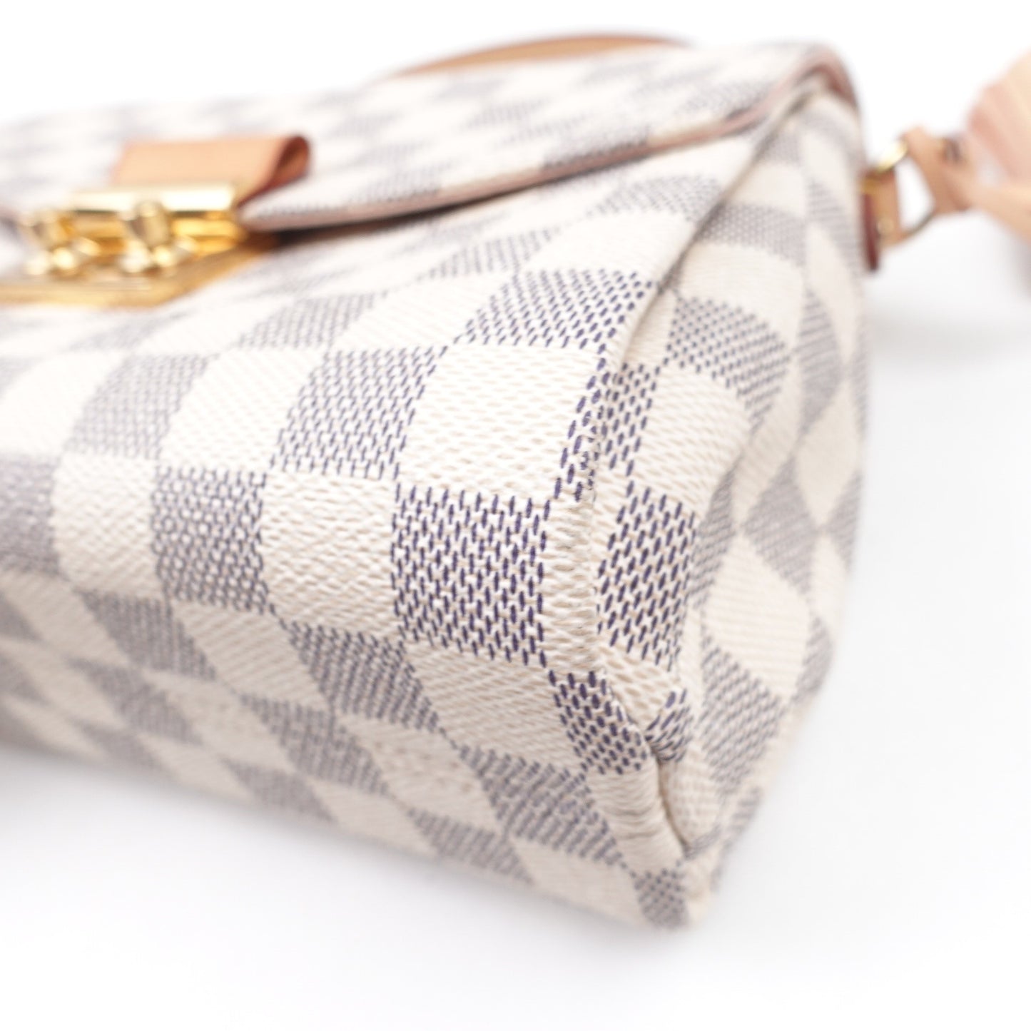 Pre-owned Louis Vuitton Croisette Damier Azur Coated Canvas Shoulder Bag T10311238