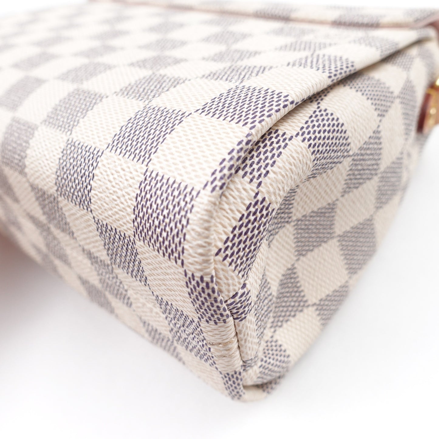 Pre-owned Louis Vuitton Croisette Damier Azur Coated Canvas Shoulder Bag T10311238