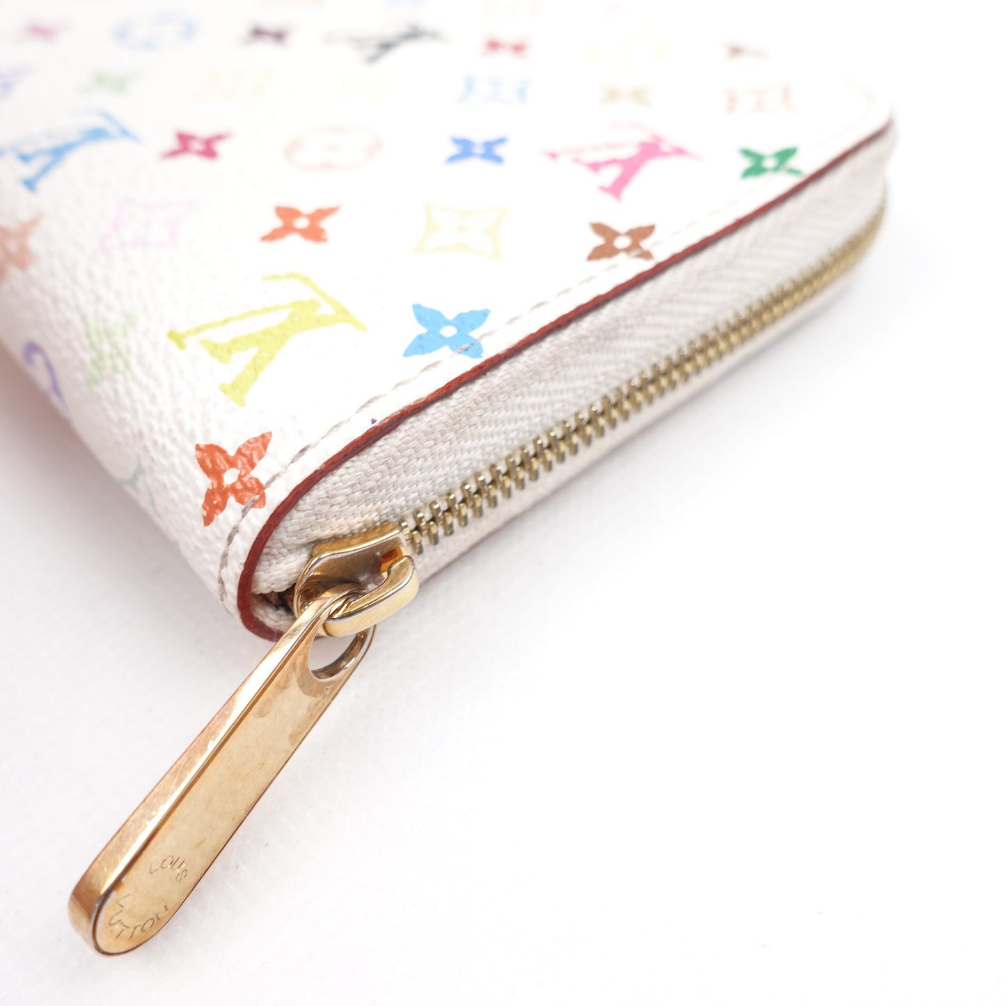 Pre-owned Louis Vuitton White Coated Canvas Wallet T10292092