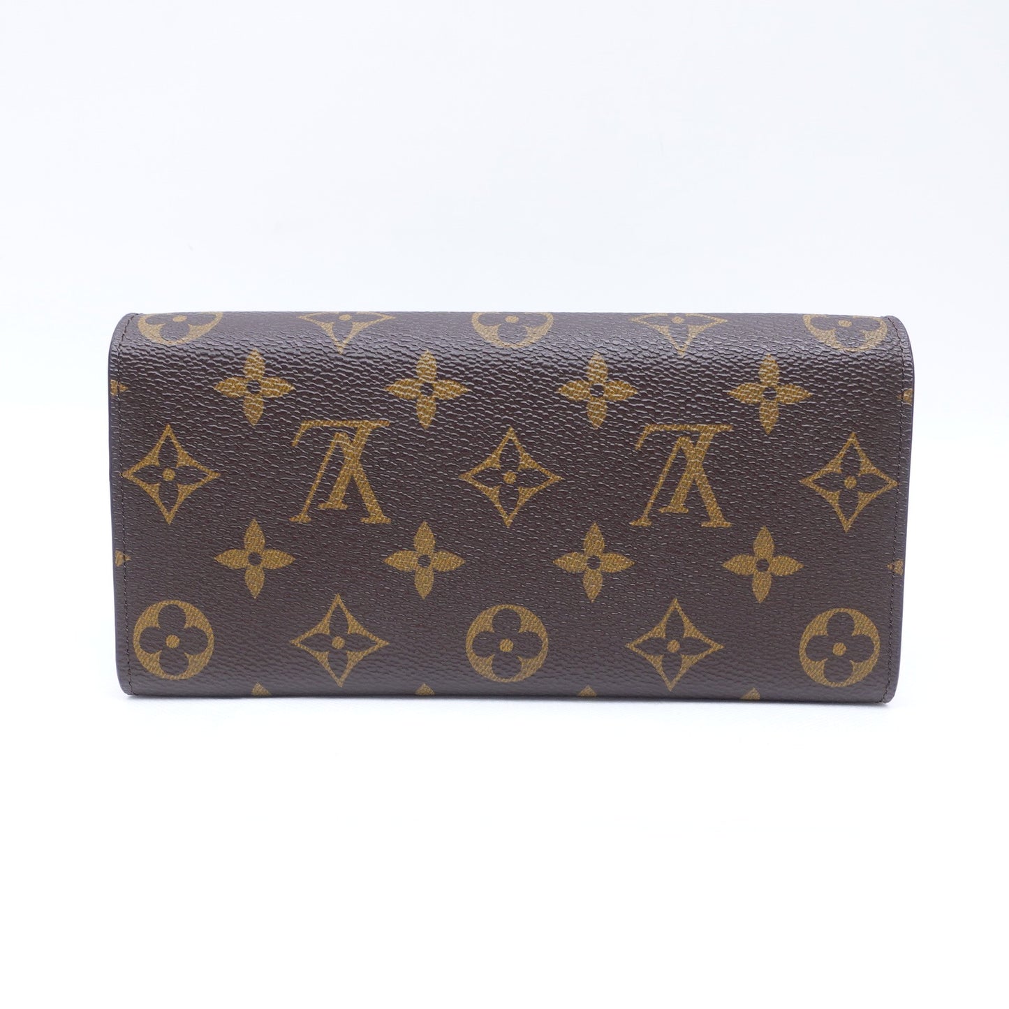 Pre-owned Louis Vuitton Emilie Monogram Coated Canvas Long Wallet