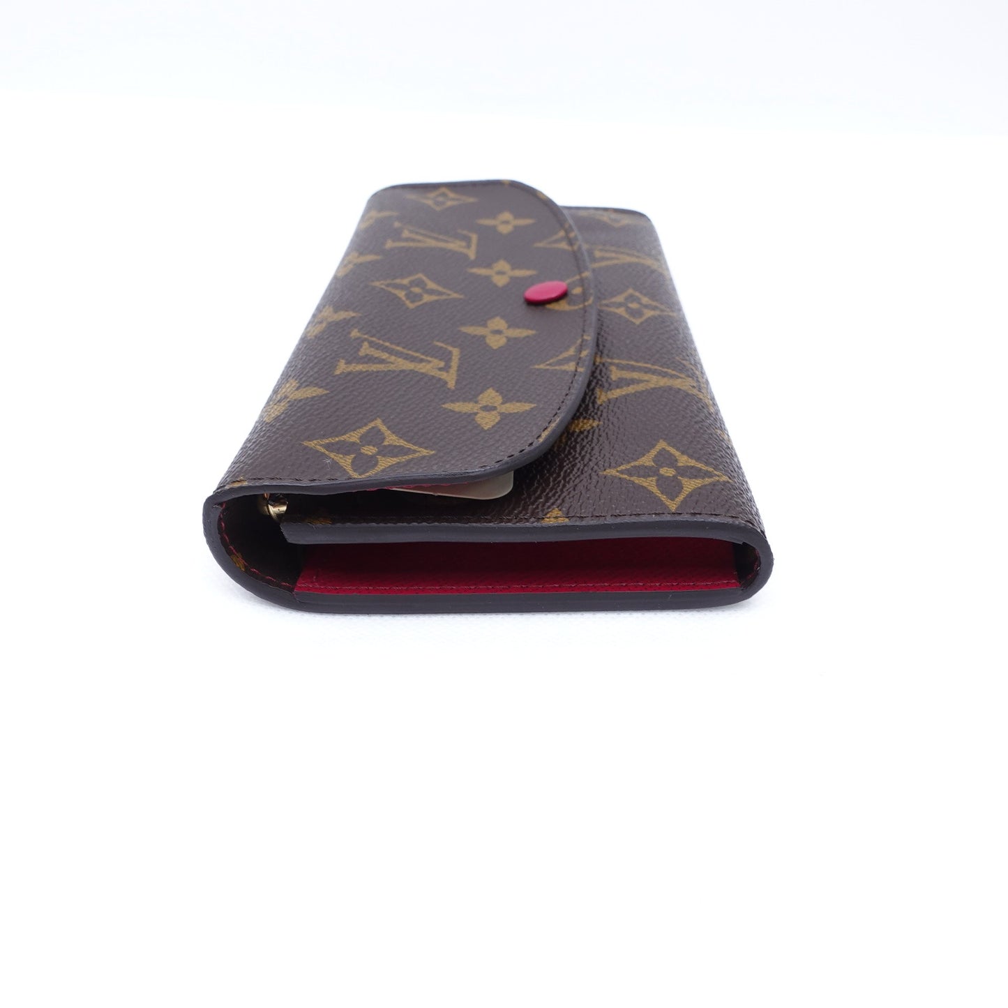 Pre-owned Louis Vuitton Emilie Monogram Coated Canvas Long Wallet