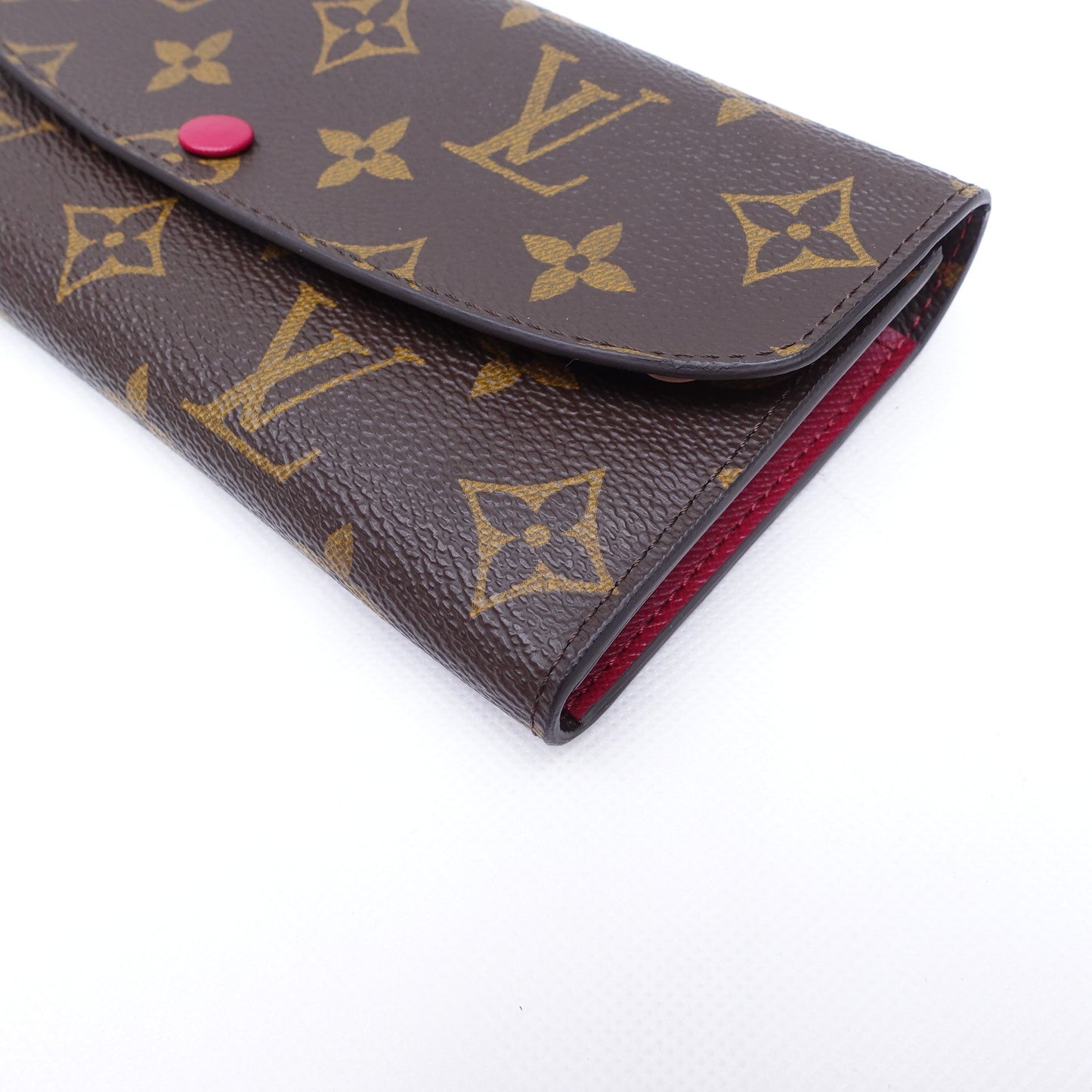 Pre-owned Louis Vuitton Emilie Monogram Coated Canvas Long Wallet