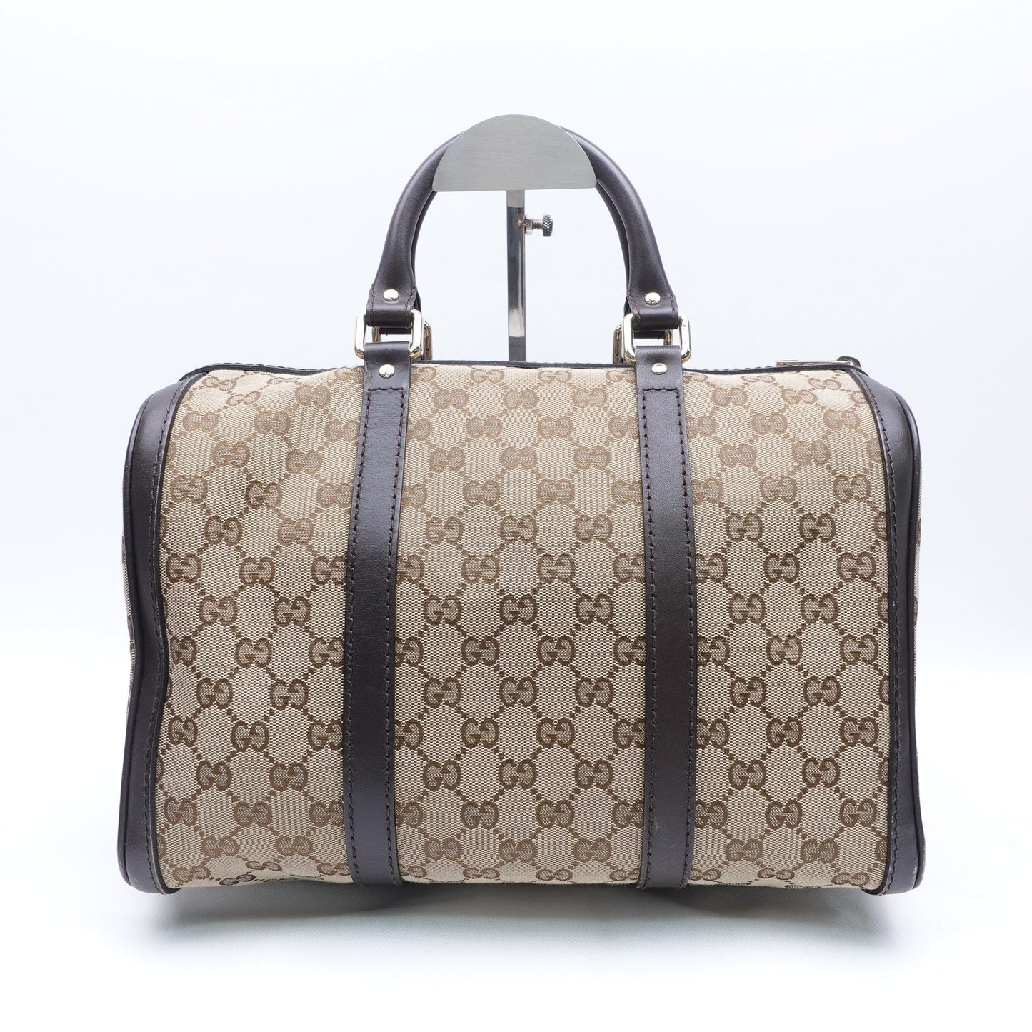 Pre-owned GUCCI Boston Canvas Shoulder Bag