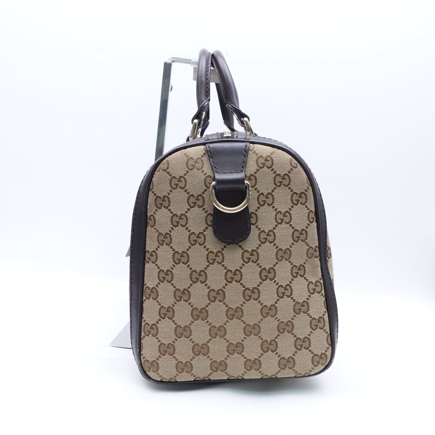 Pre-owned GUCCI Boston Canvas Shoulder Bag