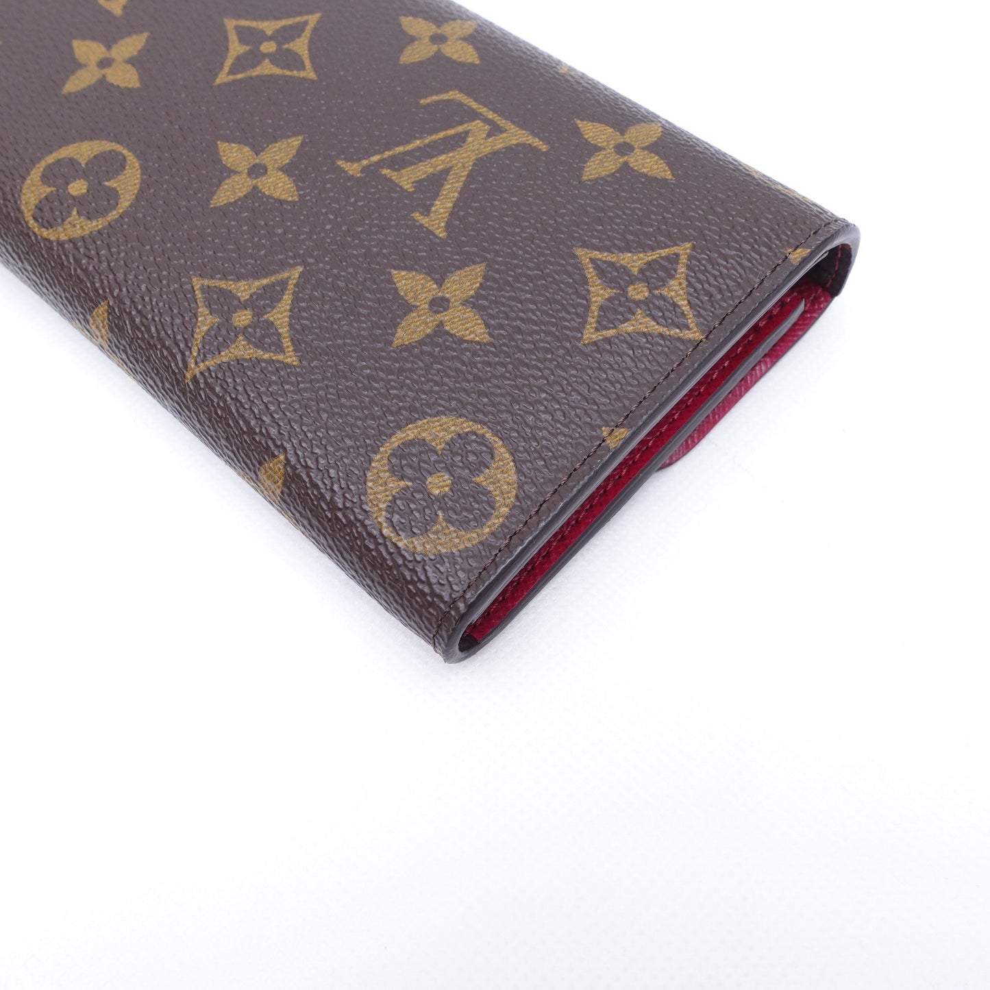 Pre-owned Louis Vuitton Emilie Monogram Coated Canvas Long Wallet