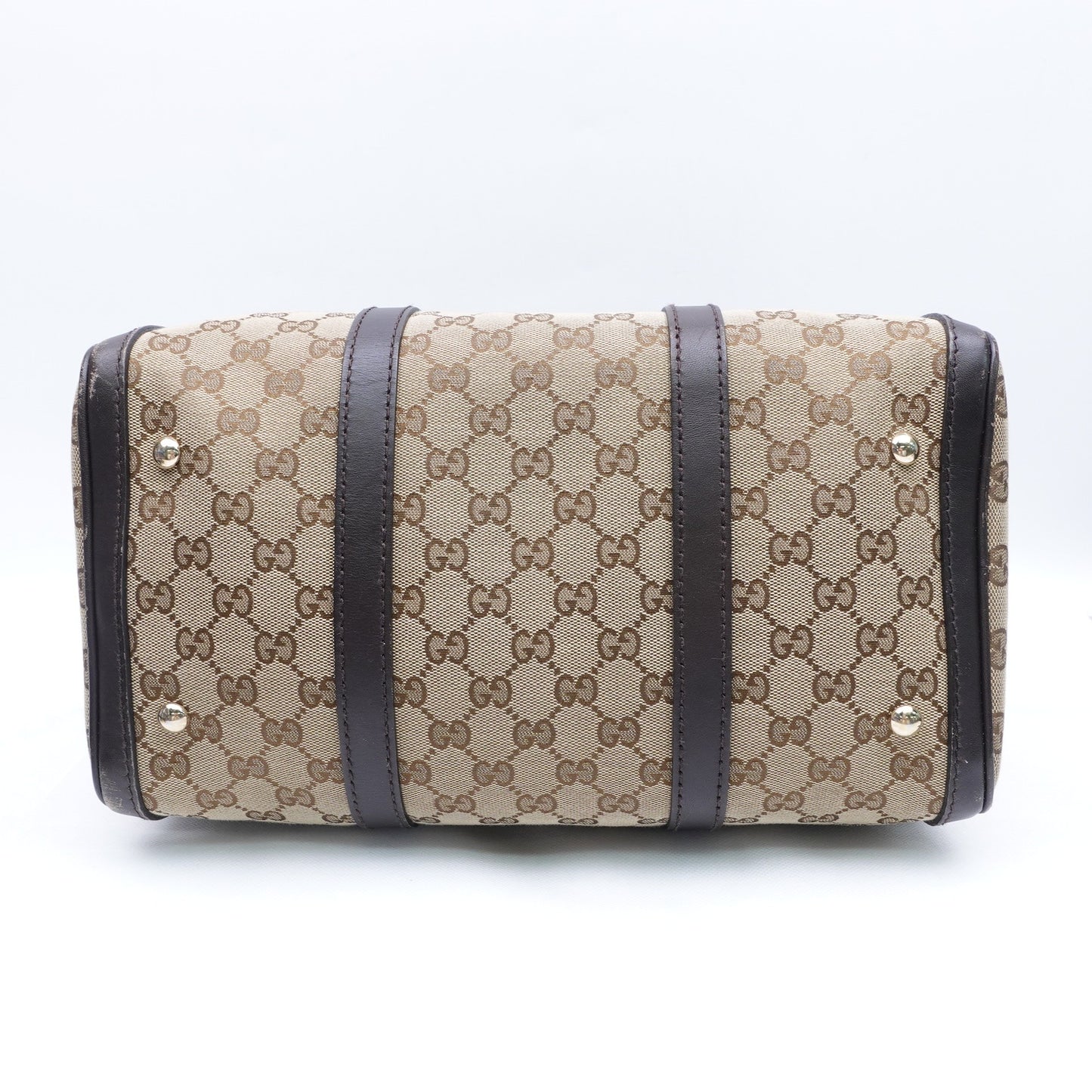 Pre-owned GUCCI Boston Canvas Shoulder Bag