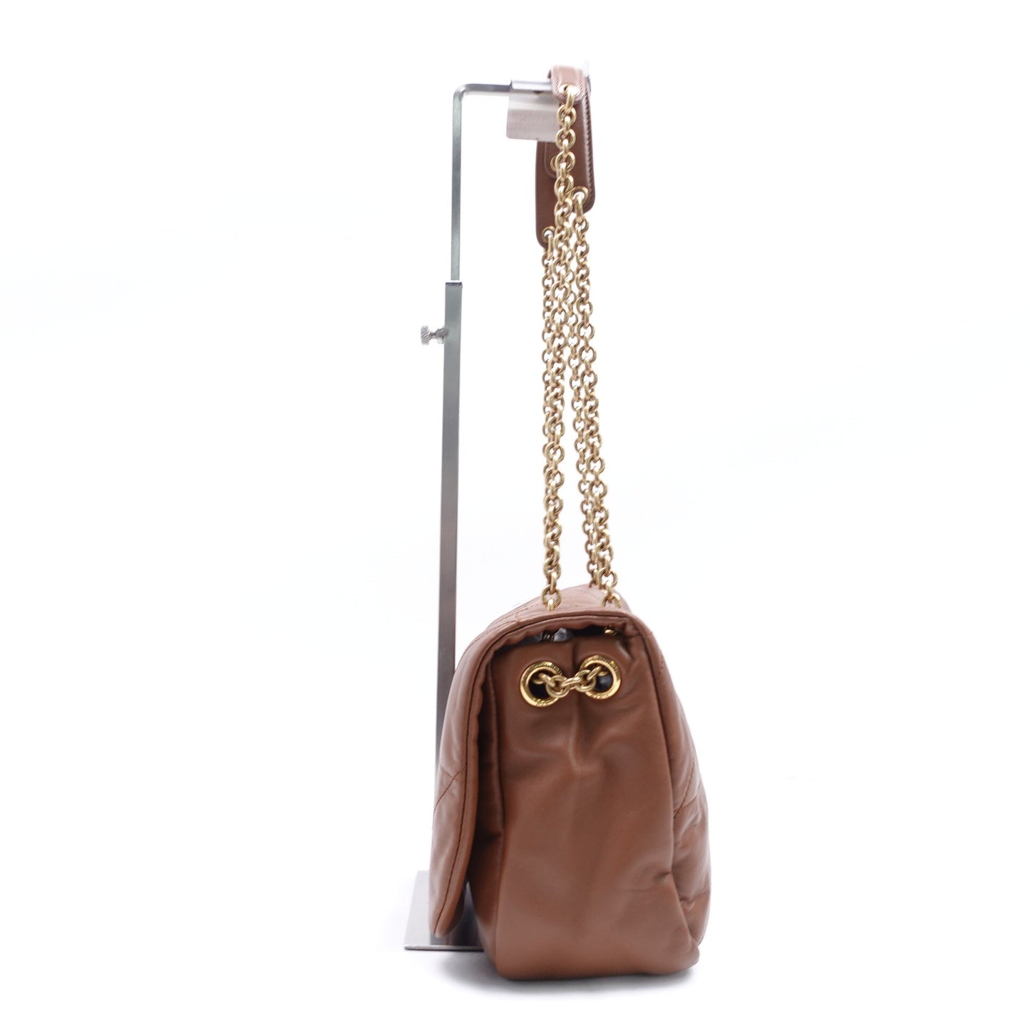 Pre-owned Saint Laurent Jamie Brown Lambskin Shoulder Bag T10305903