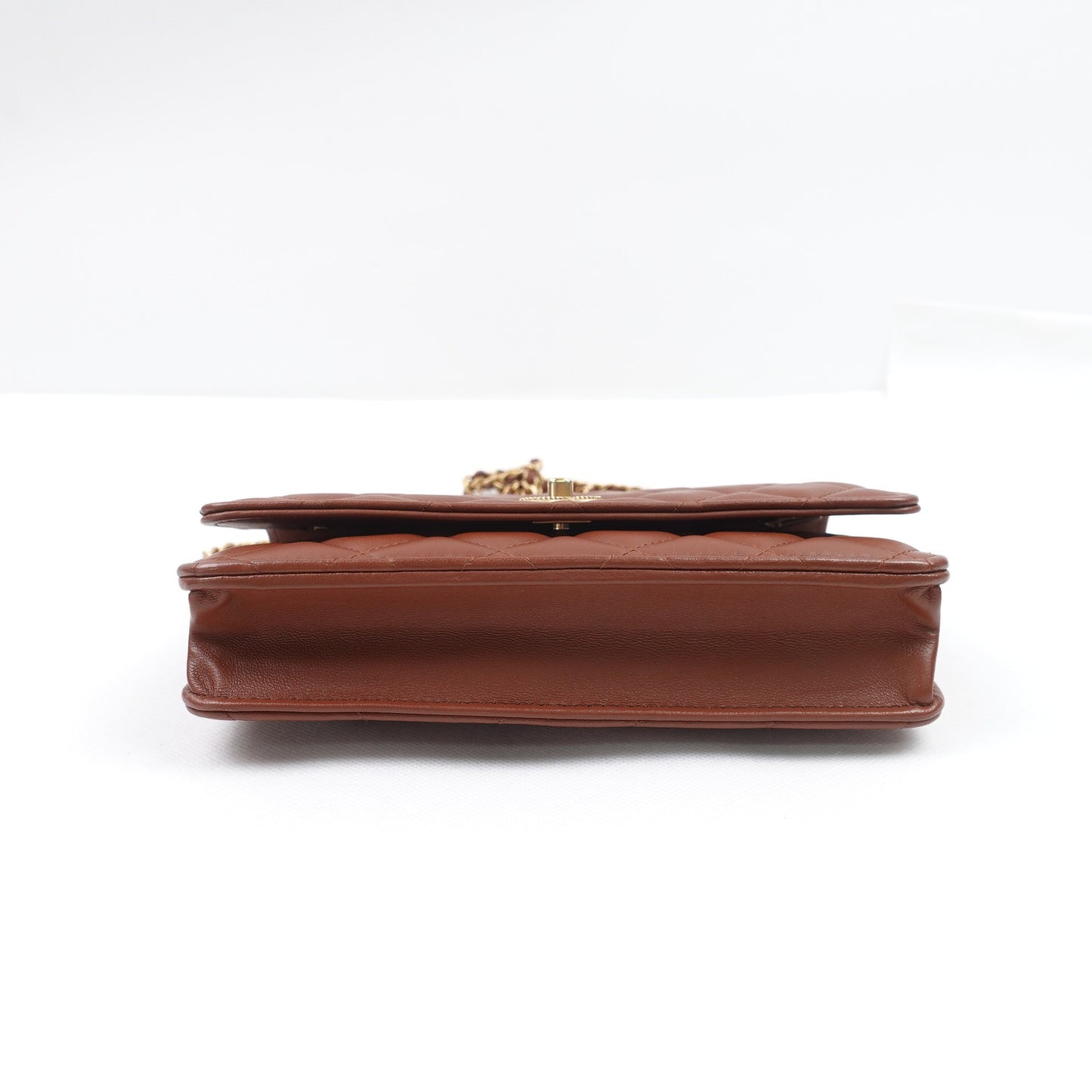 Pre-owned Chanel Brown Lambskin Shoulder Bag