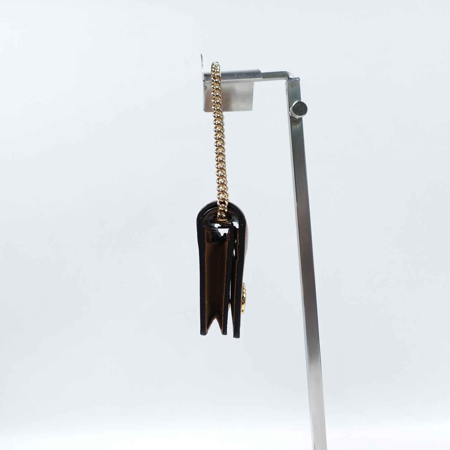 Pre-Owned Gucci Zumi Brown Calfskin Shoulder Bag