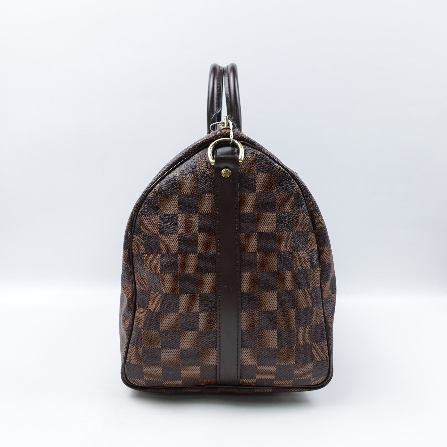 Pre-owned Louis Vuitton Speedy 35 Damier Ebene Coated Canvas Shoulder Bag