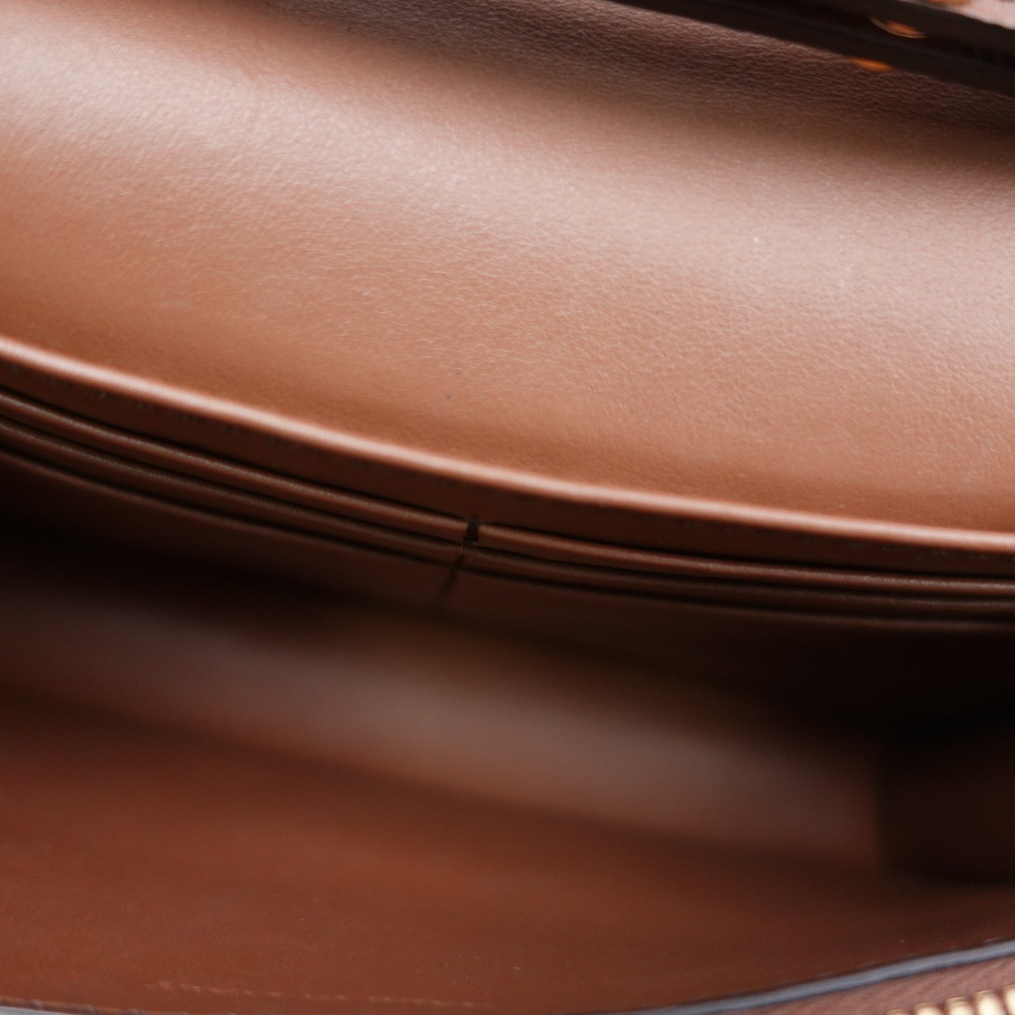 Pre-owned Burberry Brown Calfskin Shoulder Bag T10294059