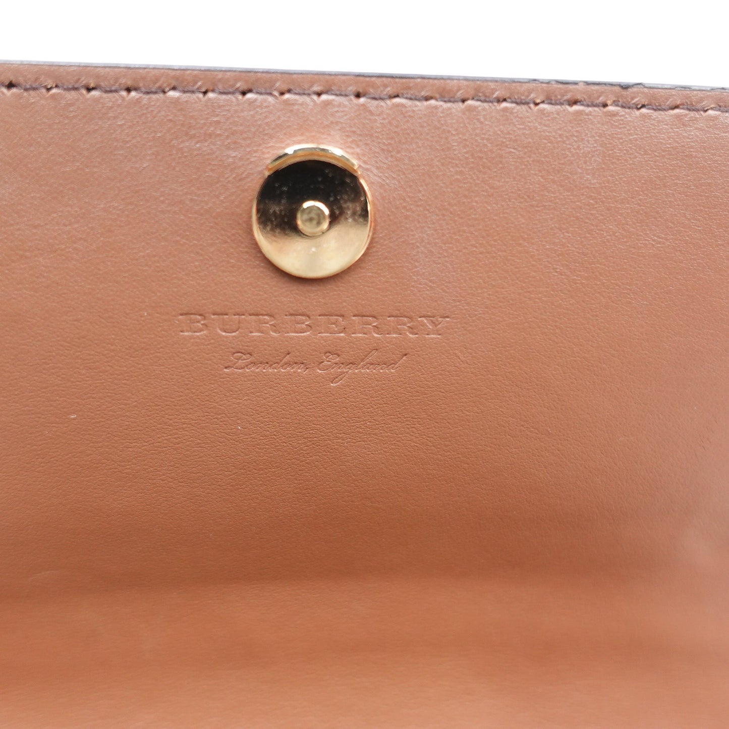 Pre-owned Burberry Brown Calfskin Shoulder Bag T10294059