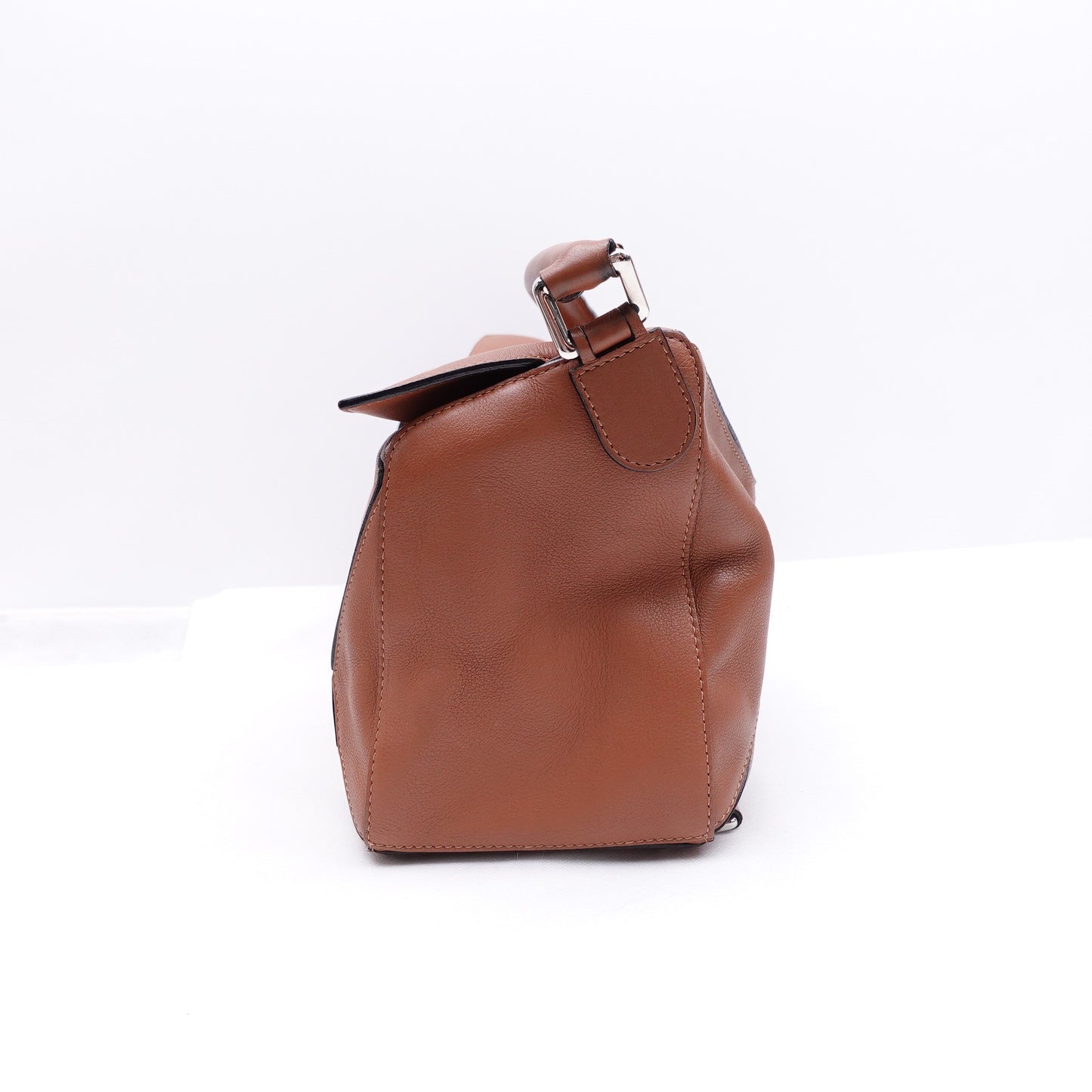 Pre-owned Loewe Puzzle Brown Calfskin Shoulder Bag