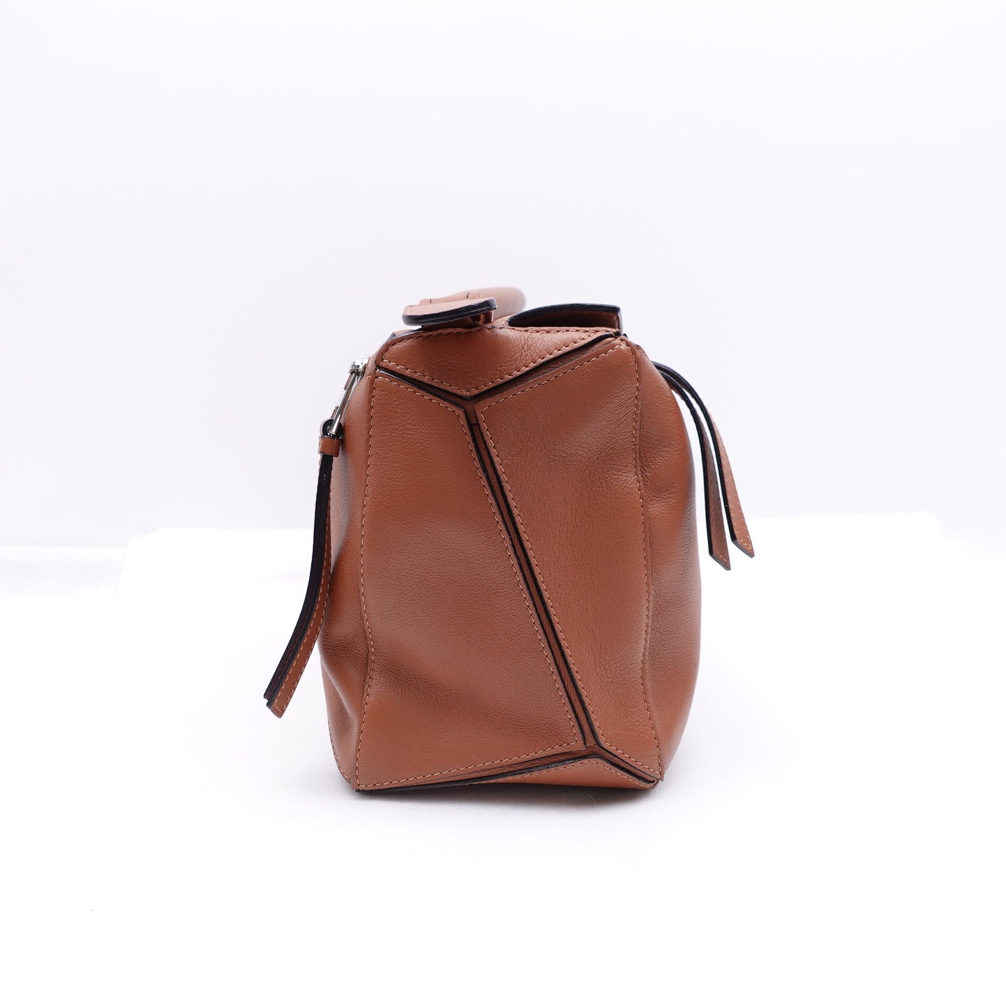 Pre-owned Loewe Puzzle Brown Calfskin Shoulder Bag