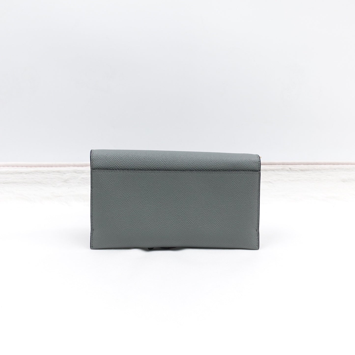 Pre-owned DiorSaddle Blue&Gray Calfskin Shoulder Bag