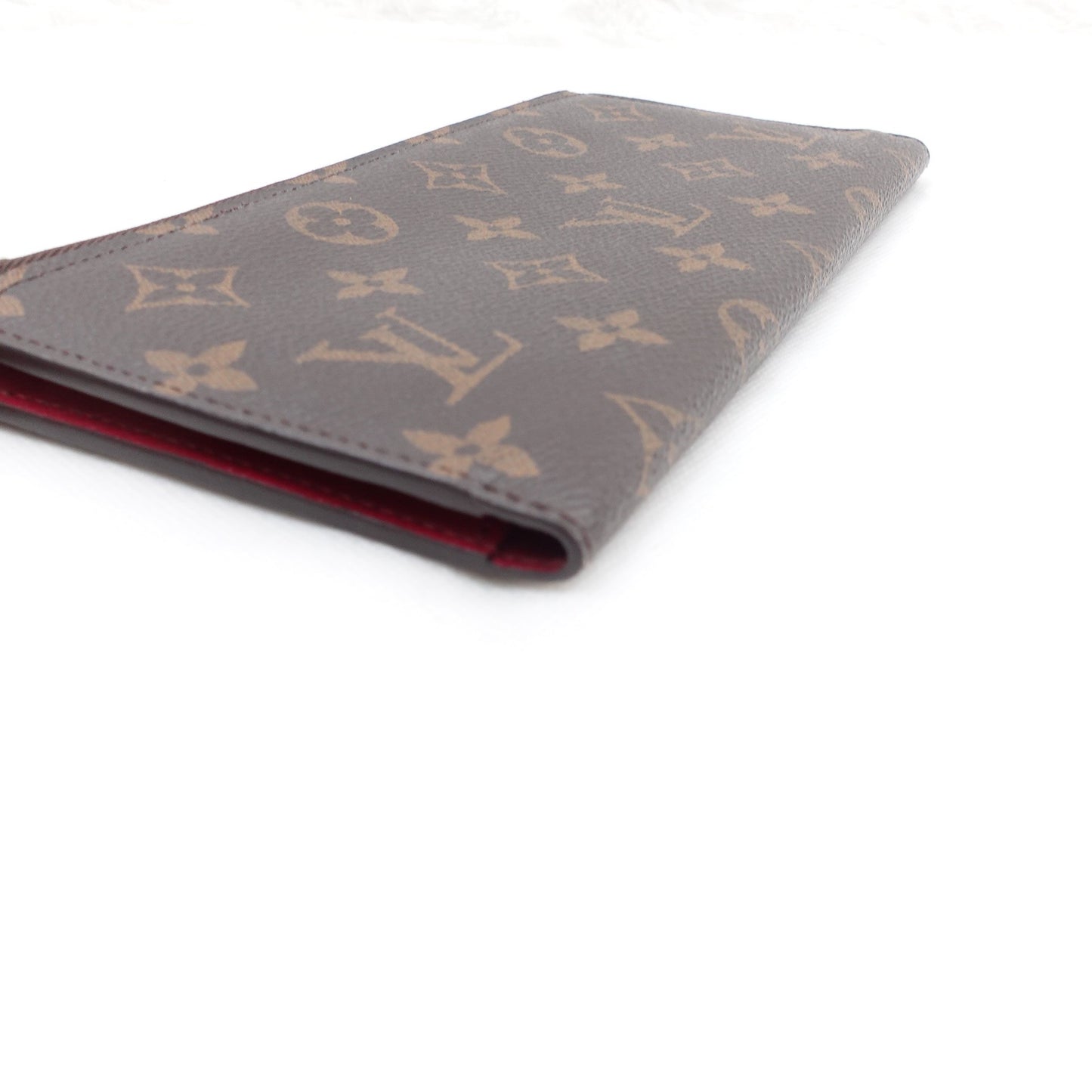 Pre-owned Louis Vuitton Adele Monogram Coated Canvas Long Wallet