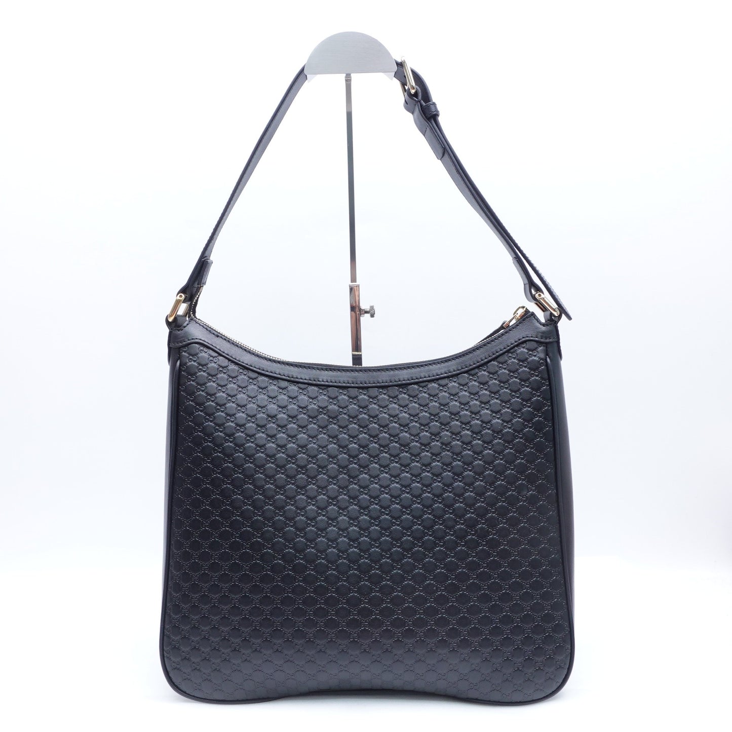 Pre-owned Gucci Black Calfskin Shoulder Bag T10317680