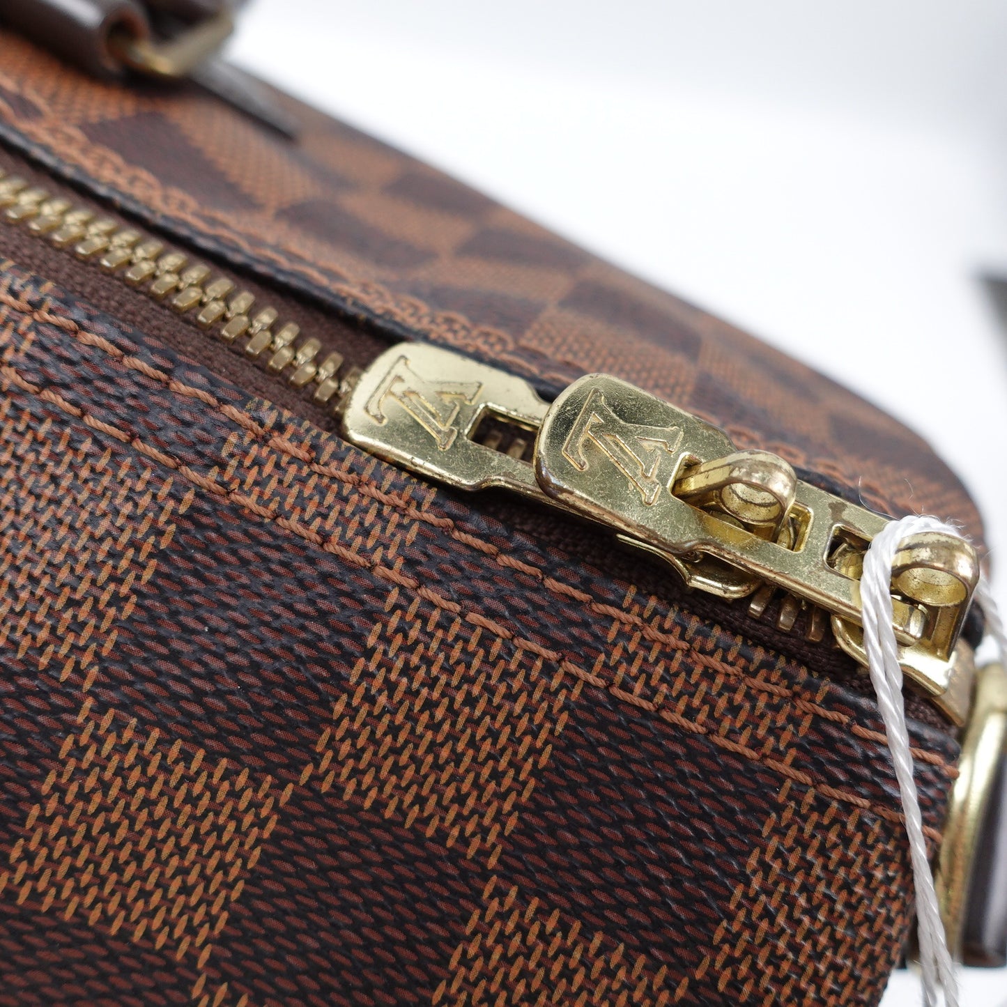 Pre-owned Louis Vuitton Speedy 35 Damier Ebene Coated Canvas Shoulder Bag