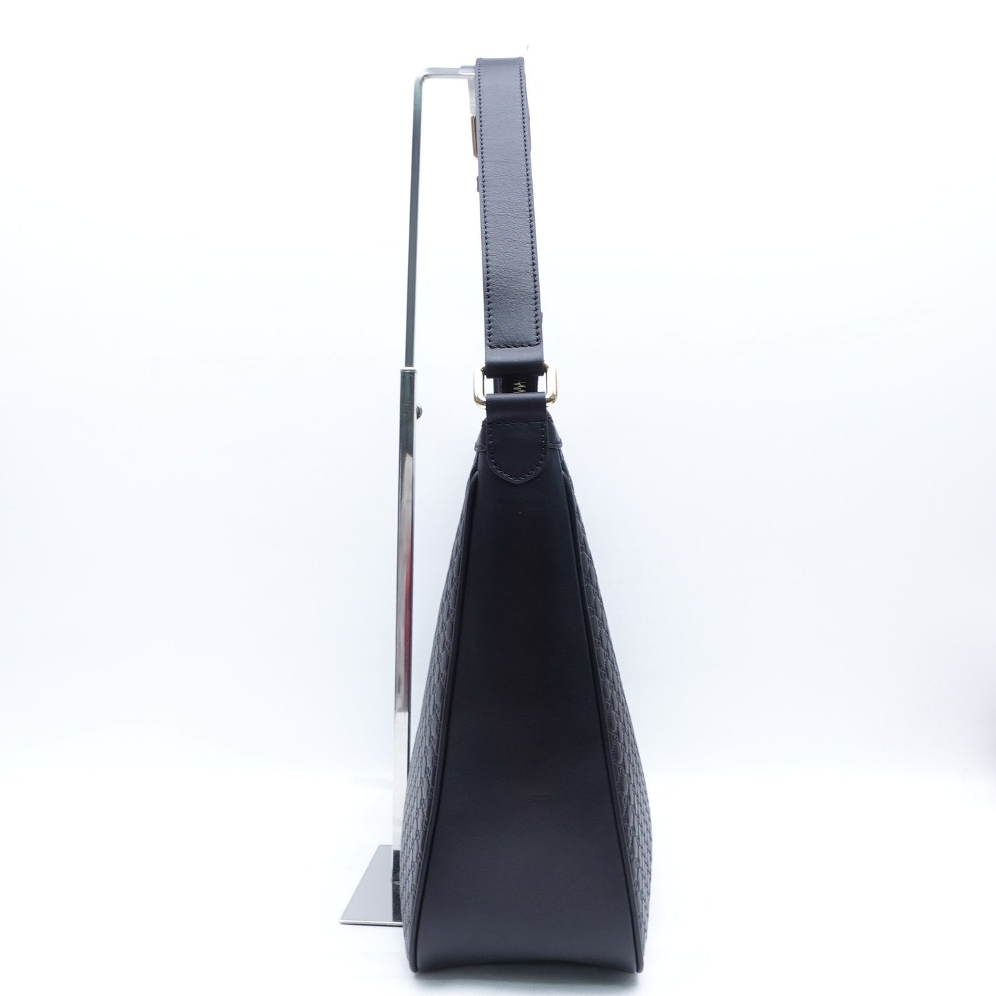 Pre-owned Gucci Black Calfskin Shoulder Bag T10317680