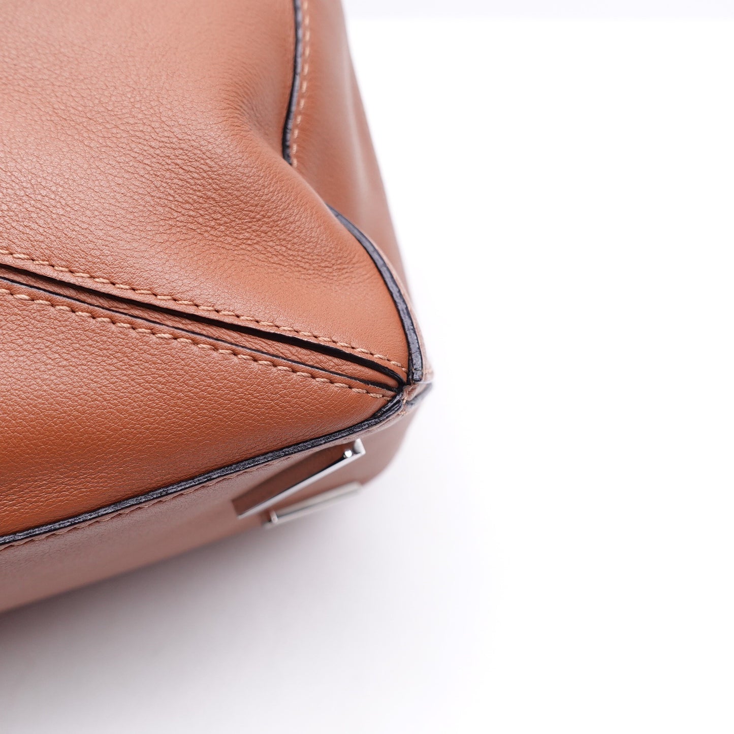 Pre-owned Loewe Puzzle Brown Calfskin Shoulder Bag