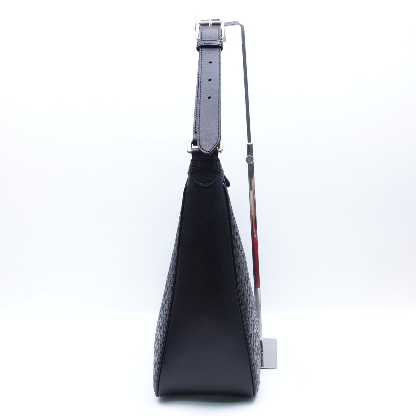 Pre-owned Gucci Black Calfskin Shoulder Bag T10317680