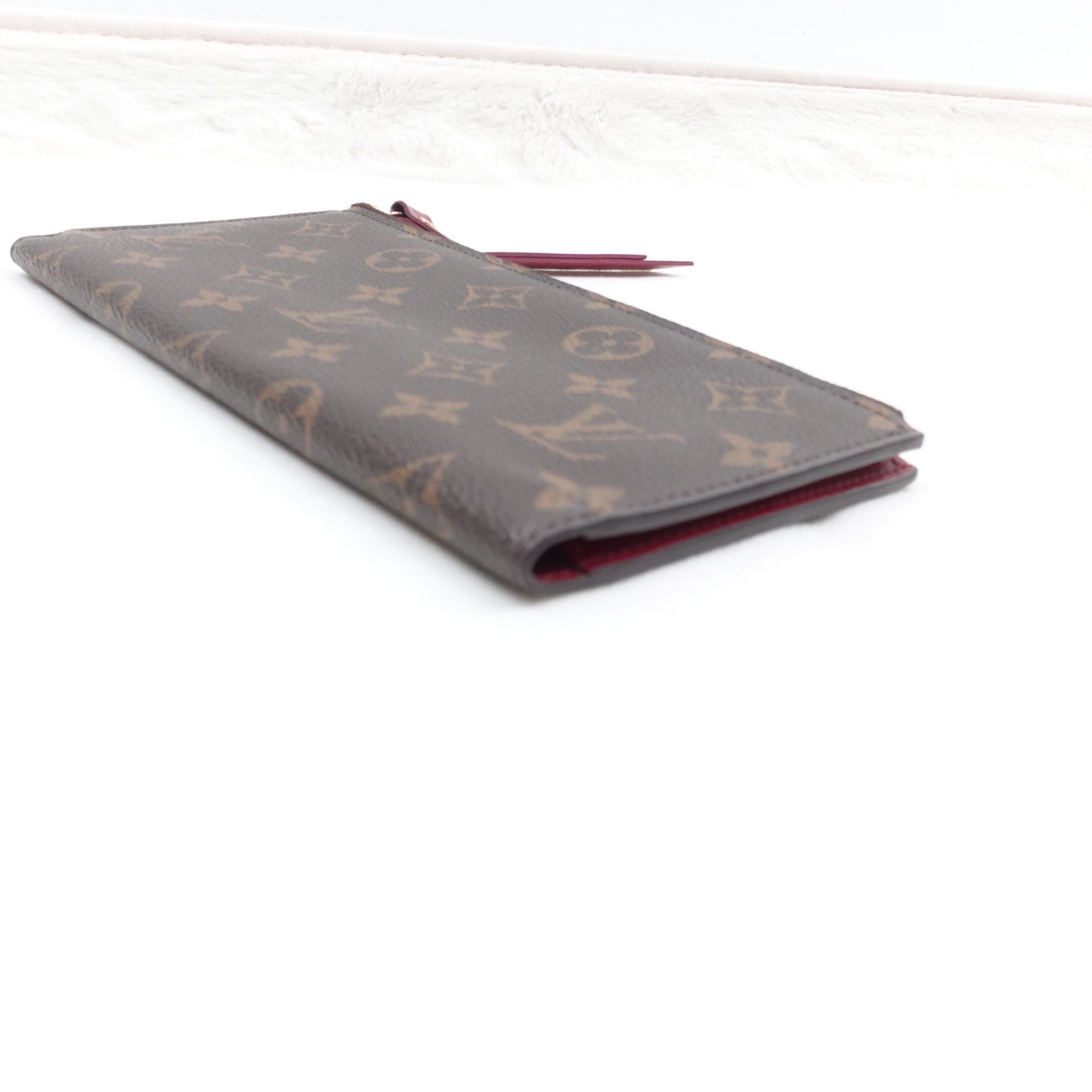 Pre-owned Louis Vuitton Adele Monogram Coated Canvas Long Wallet