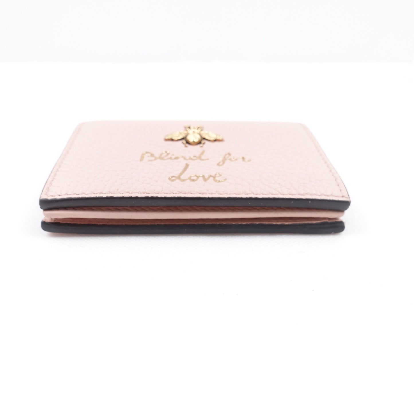 Pre-owned Gucci Animalier Pink Calfskin Wallet T10316592