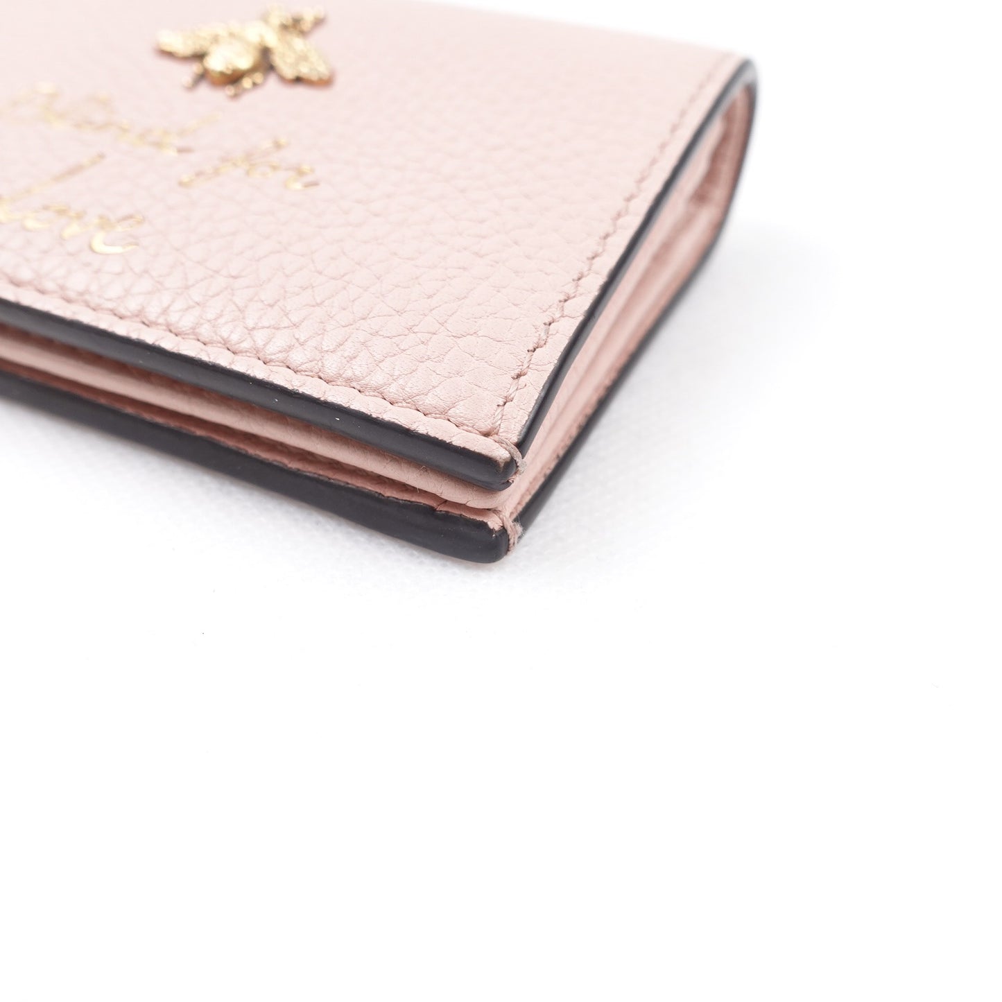 Pre-owned Gucci Animalier Pink Calfskin Wallet T10316592