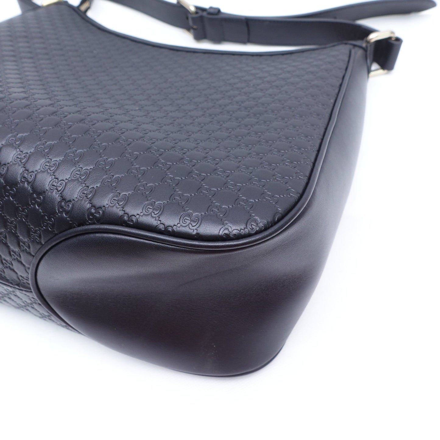 Pre-owned Gucci Black Calfskin Shoulder Bag T10317680