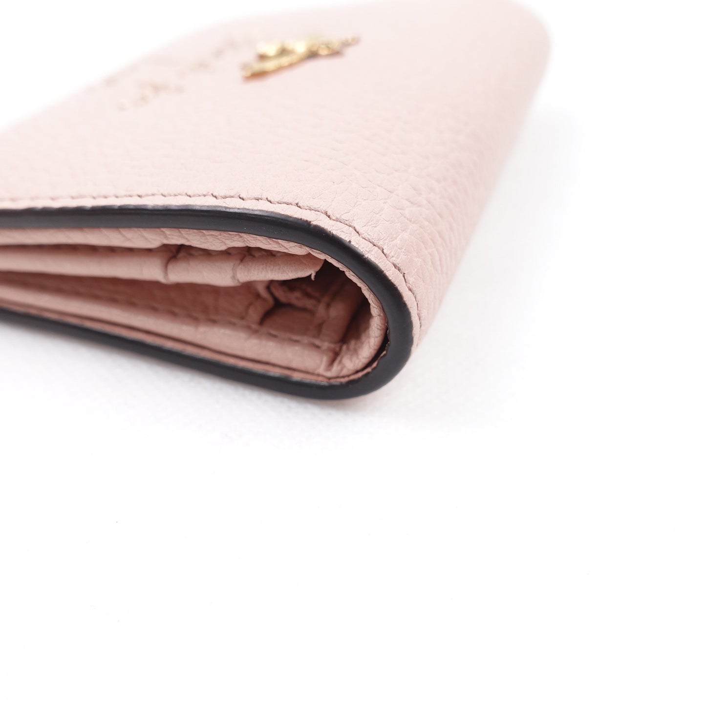 Pre-owned Gucci Animalier Pink Calfskin Wallet T10316592