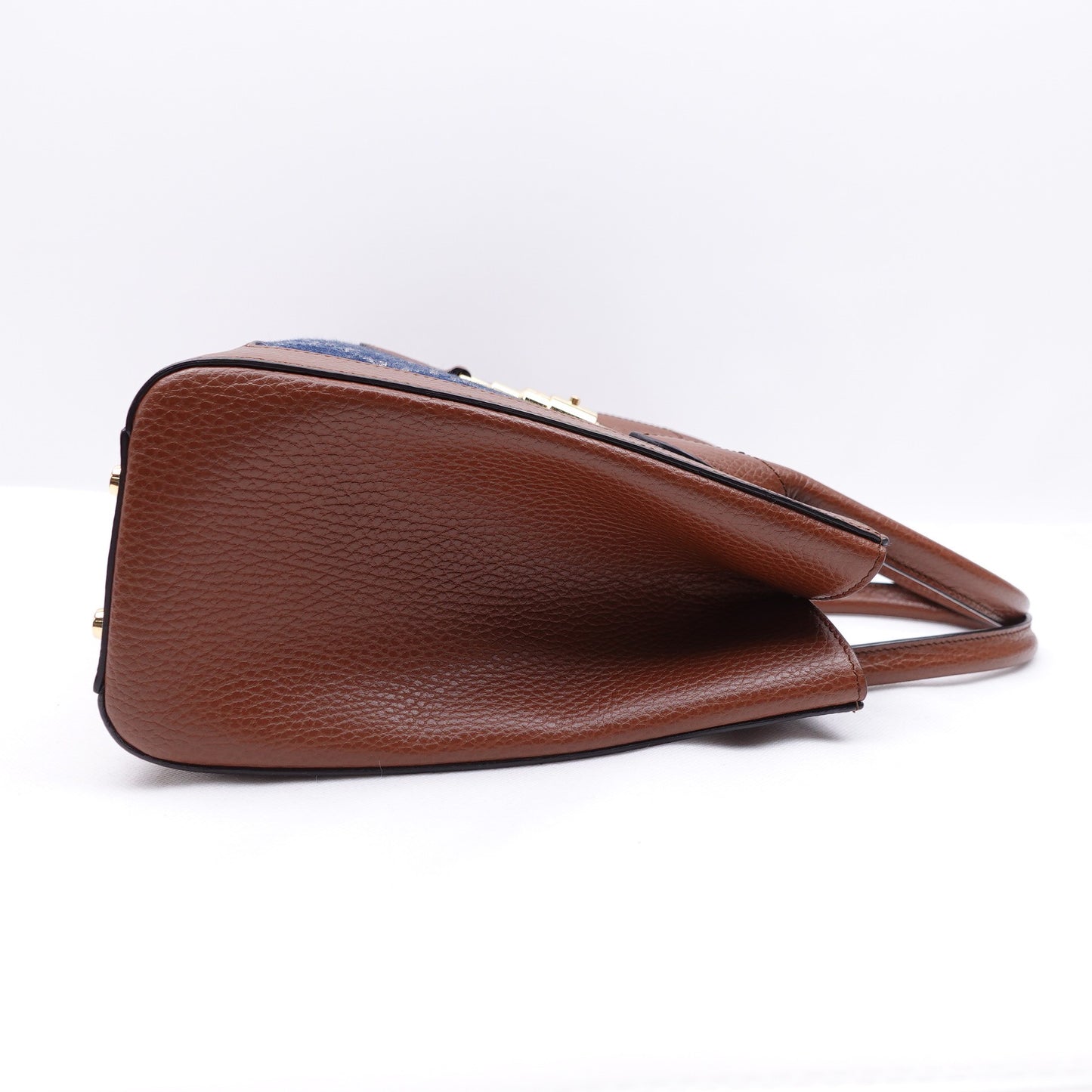 Pre-owned Gucci Jackie 1961 Blue Denim Shoulder Bag