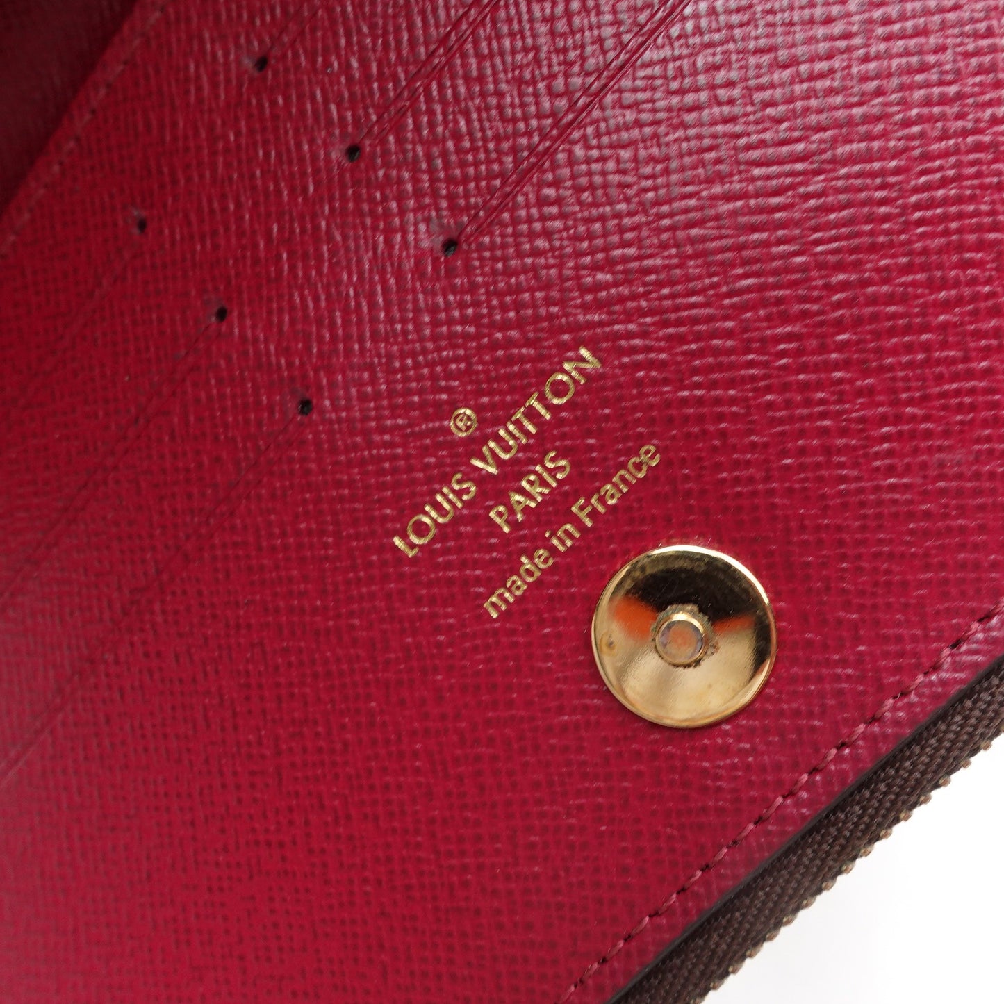 Pre-owned Louis Vuitton Adele Monogram Coated Canvas Long Wallet