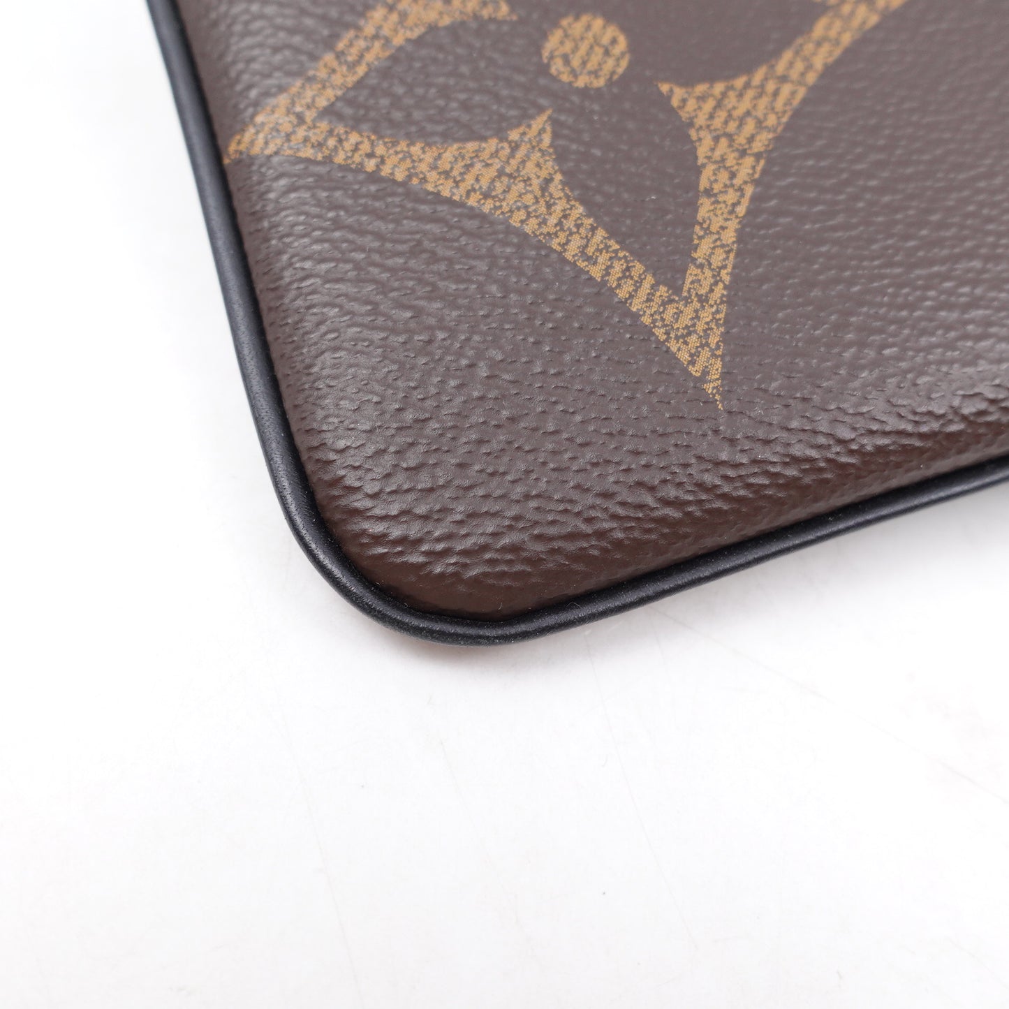 Pre-owned Louis Vuitton Trio Reverse Monogram Coated Canvas Clutch