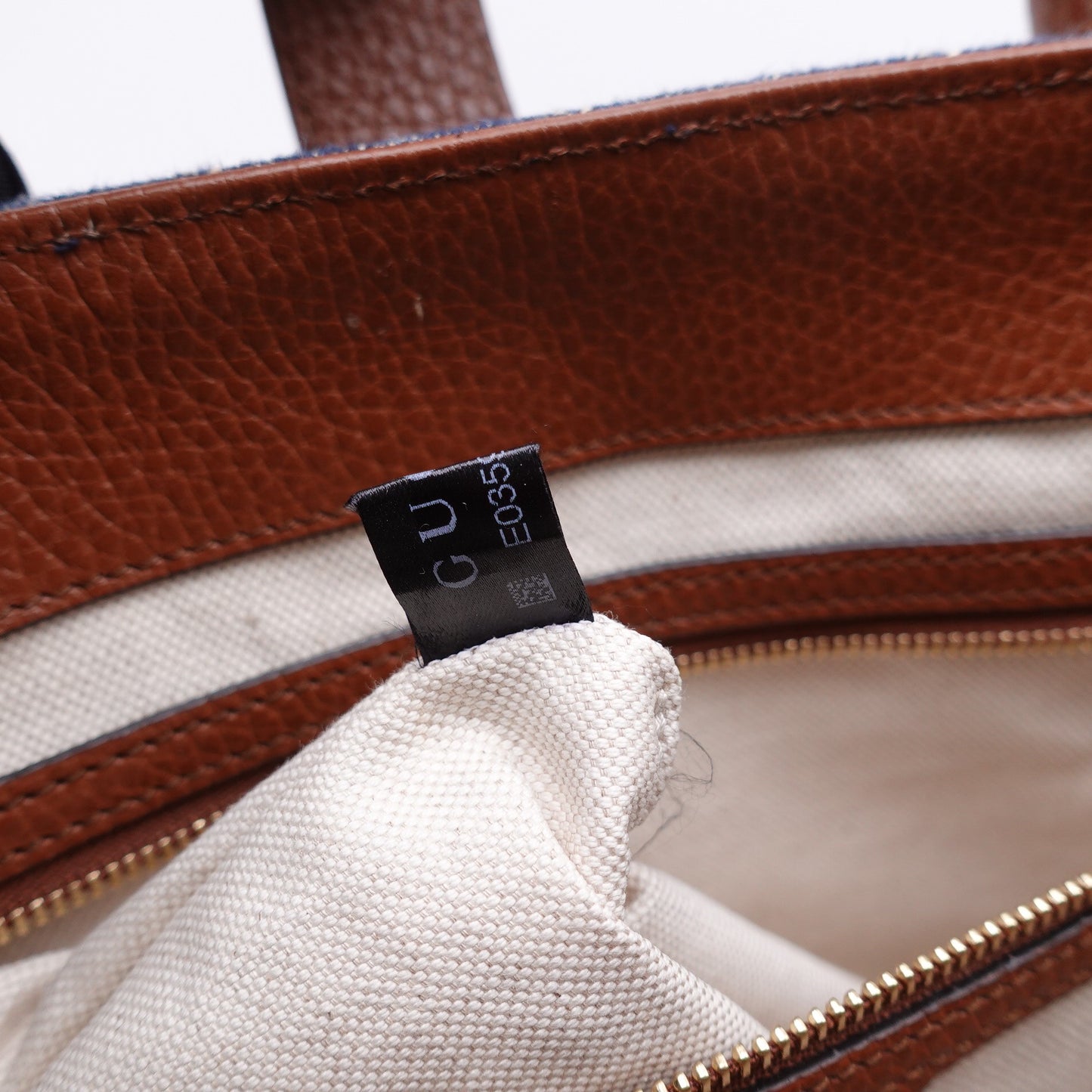 Pre-owned Gucci Jackie 1961 Blue Denim Shoulder Bag