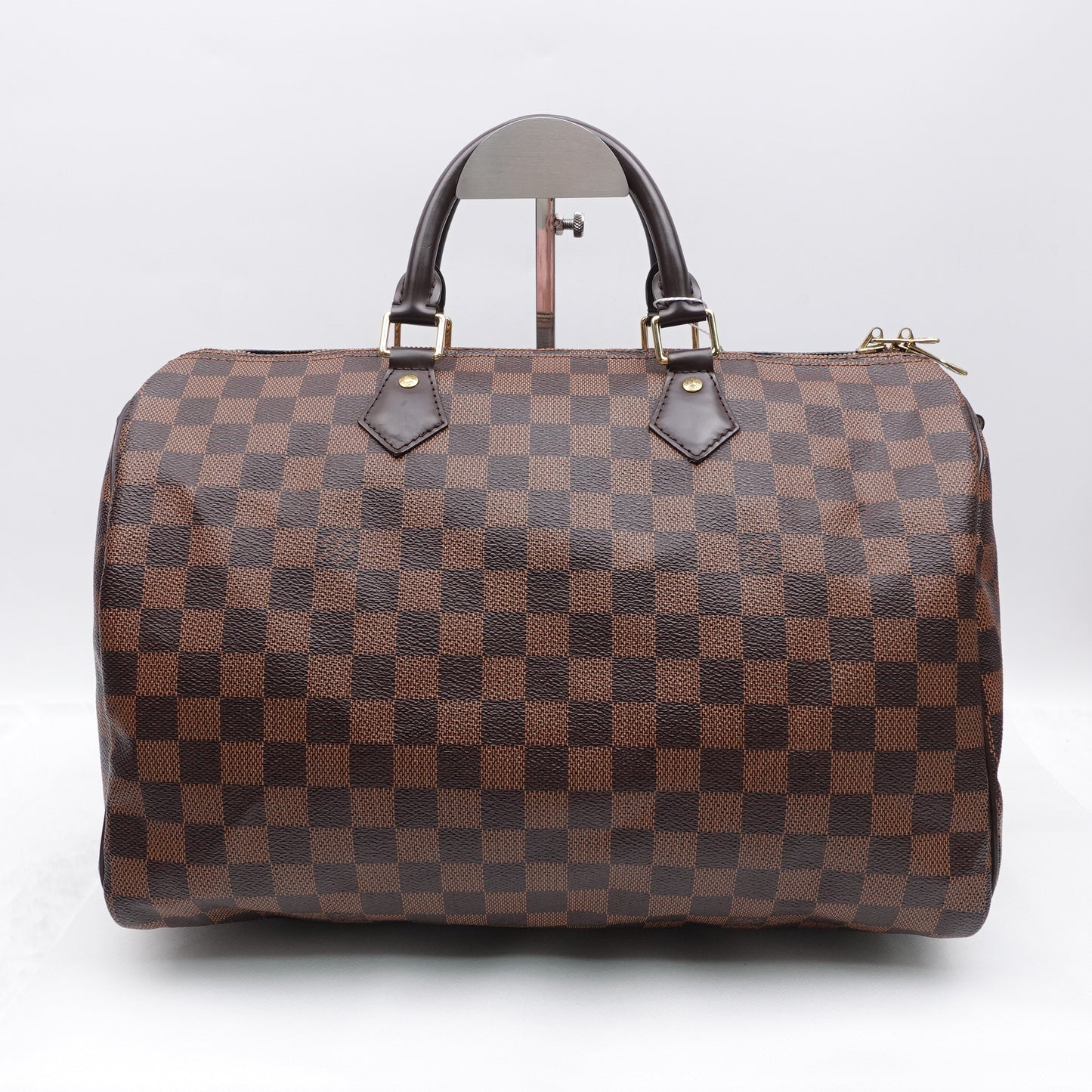 Pre-owned Louis Vuitton Speedy Bandoulière 30 Damier Ebene Coated Canvas Shoulder Bag