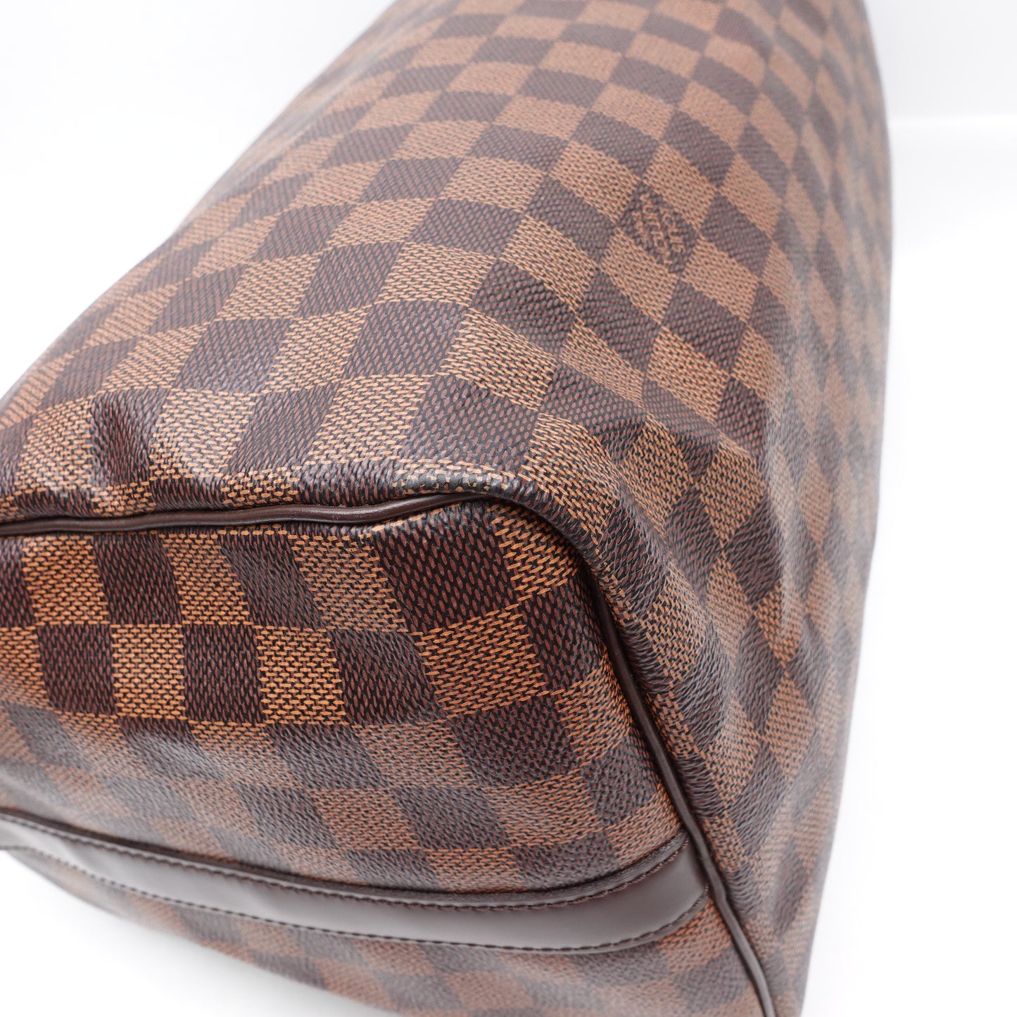 Pre-owned Louis Vuitton Speedy Bandoulière 30 Damier Ebene Coated Canvas Shoulder Bag