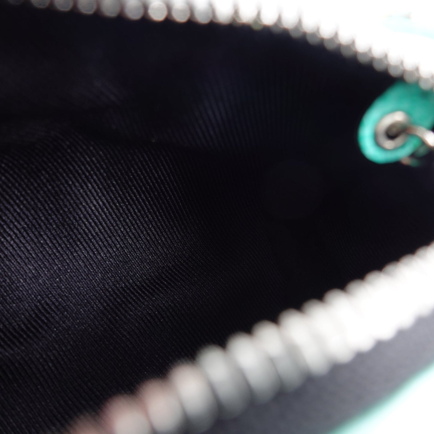 Pre-owned Louis Vuitton Keepall Mint Green Coated Canbas Bag Charm