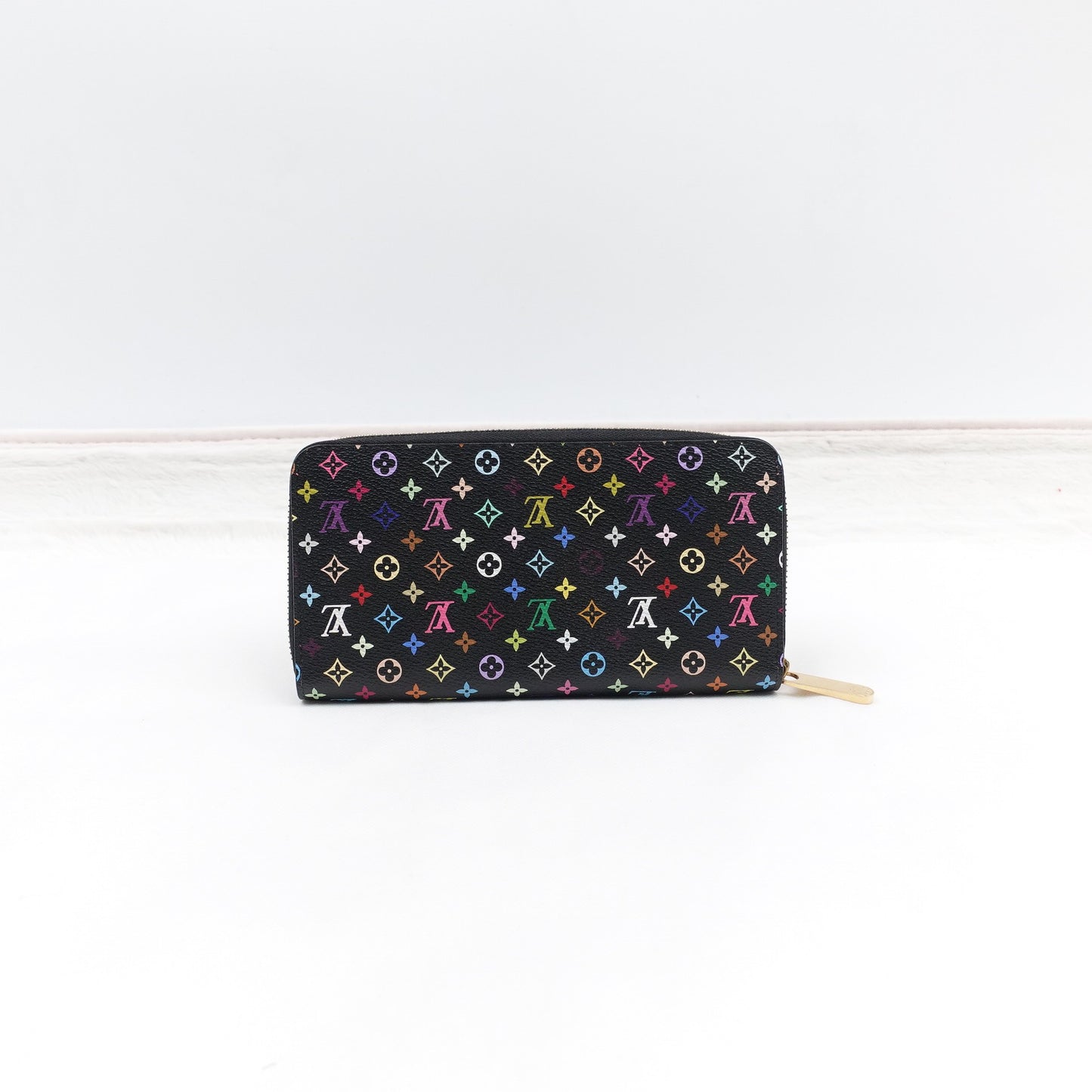 Pre-owned Louis Vuitton Insolite Multi Black Coated Canvas Long Wallet