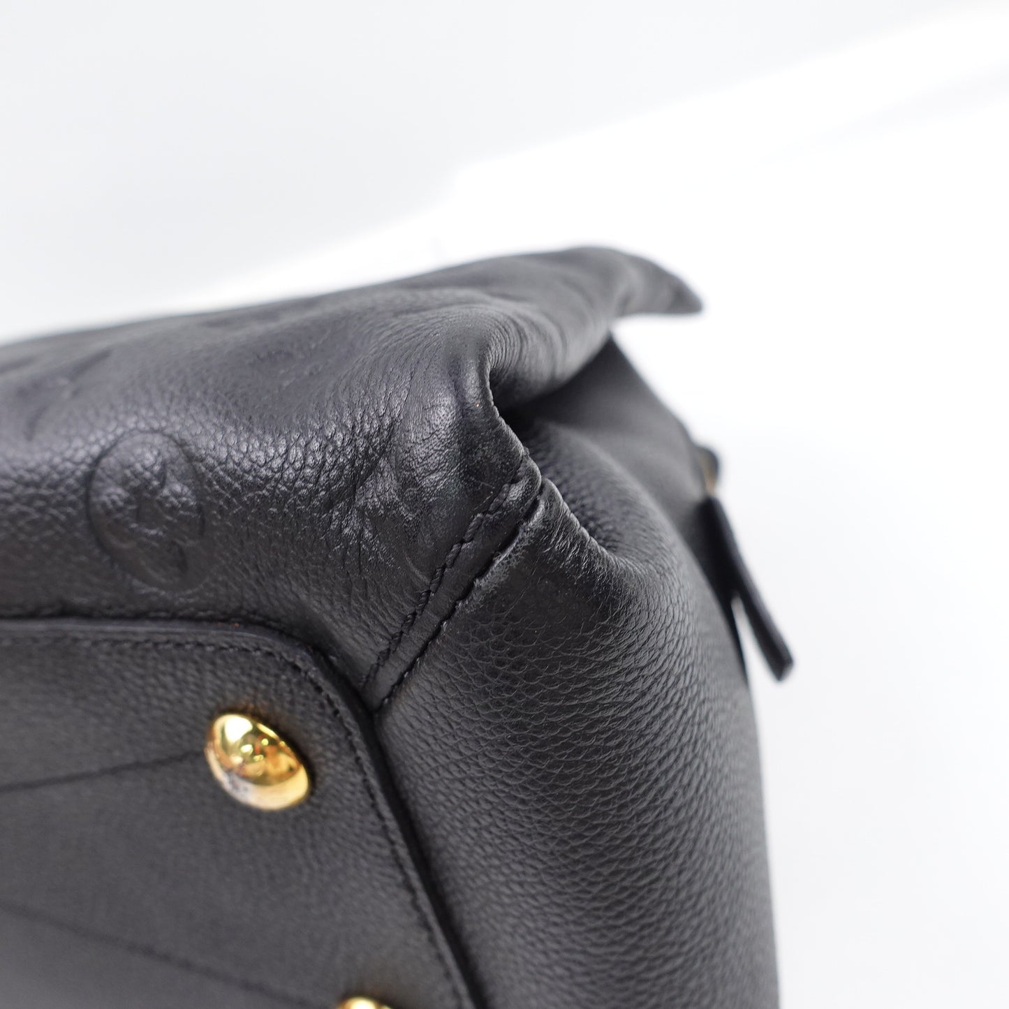 Pre-owned Louis Vuitton Vosges MM Black Calfskin Shoulder Bag