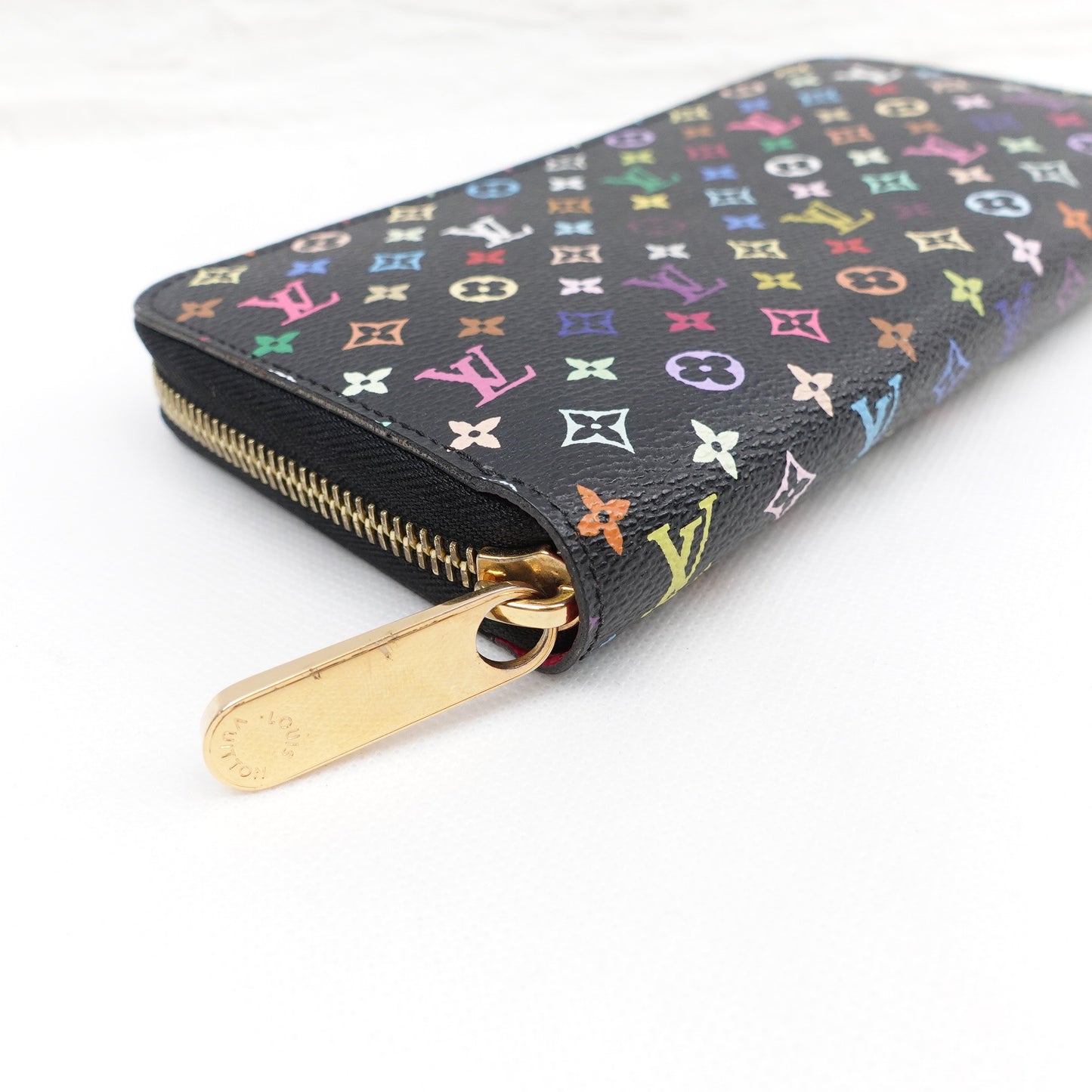 Pre-owned Louis Vuitton Insolite Multi Black Coated Canvas Long Wallet