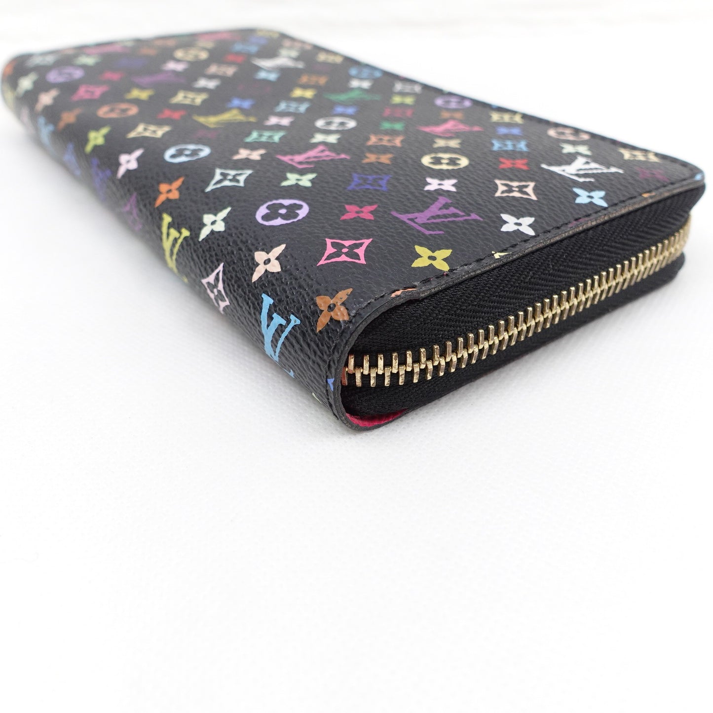 Pre-owned Louis Vuitton Insolite Multi Black Coated Canvas Long Wallet