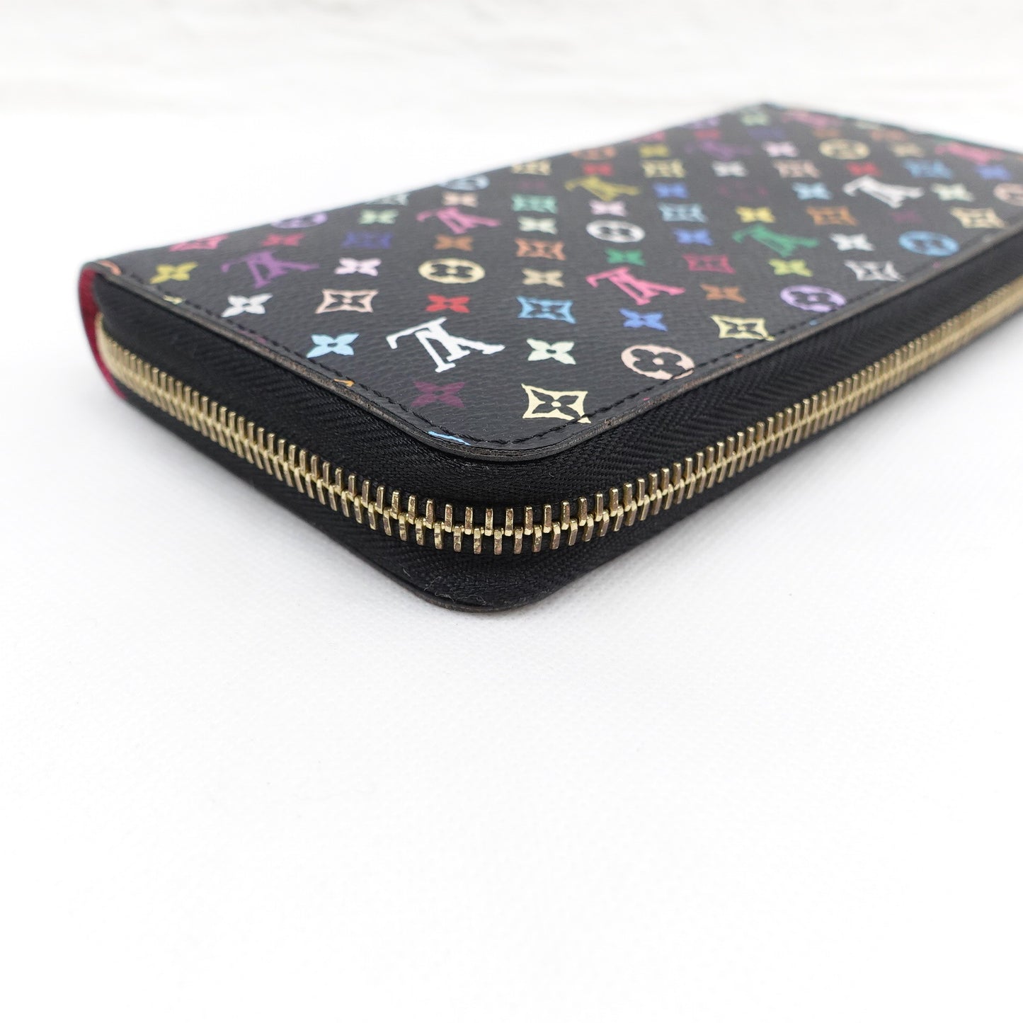 Pre-owned Louis Vuitton Insolite Multi Black Coated Canvas Long Wallet