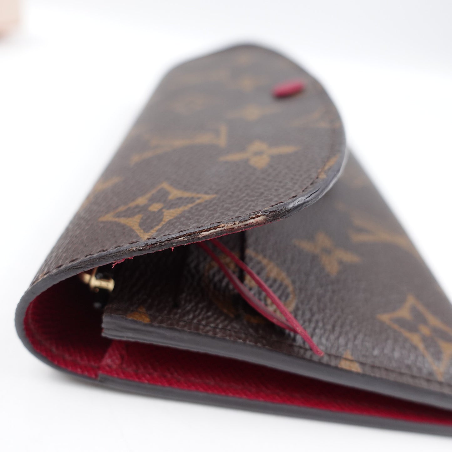 Pre-owned Louis Vuitton Emilie Monogram Coated Canvas Wallet