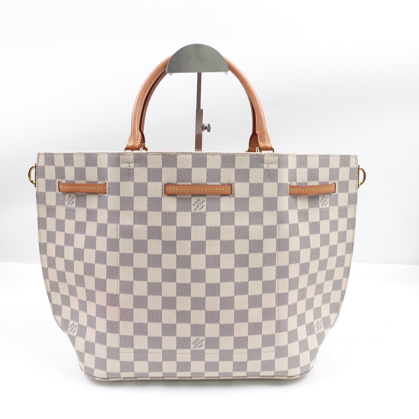 Pre-owned Louis Vuitton Girolata Damier Azur Coated Canvas Tote Bag