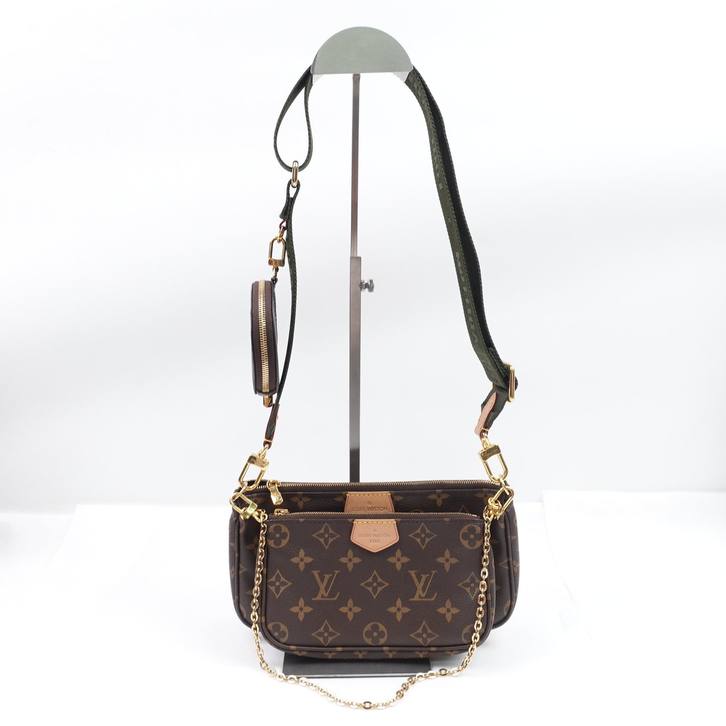 Pre-owned Loui Vuitton Multi Pochette Accessories Monogram Coated Canvas Shoulder Bag
