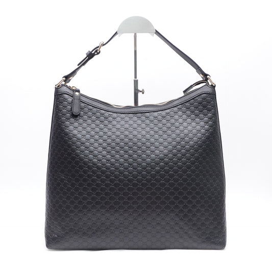 Pre-owned Gucci Margaux Black Calfskin Shoulder Bag