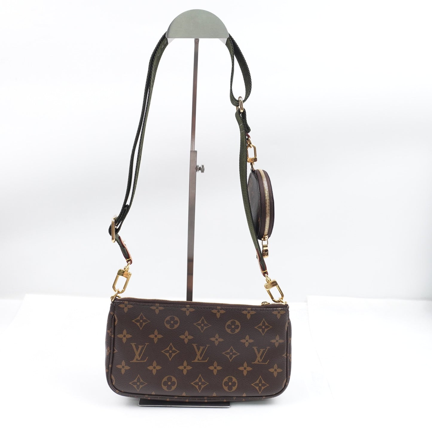 Pre-owned Loui Vuitton Multi Pochette Accessories Monogram Coated Canvas Shoulder Bag