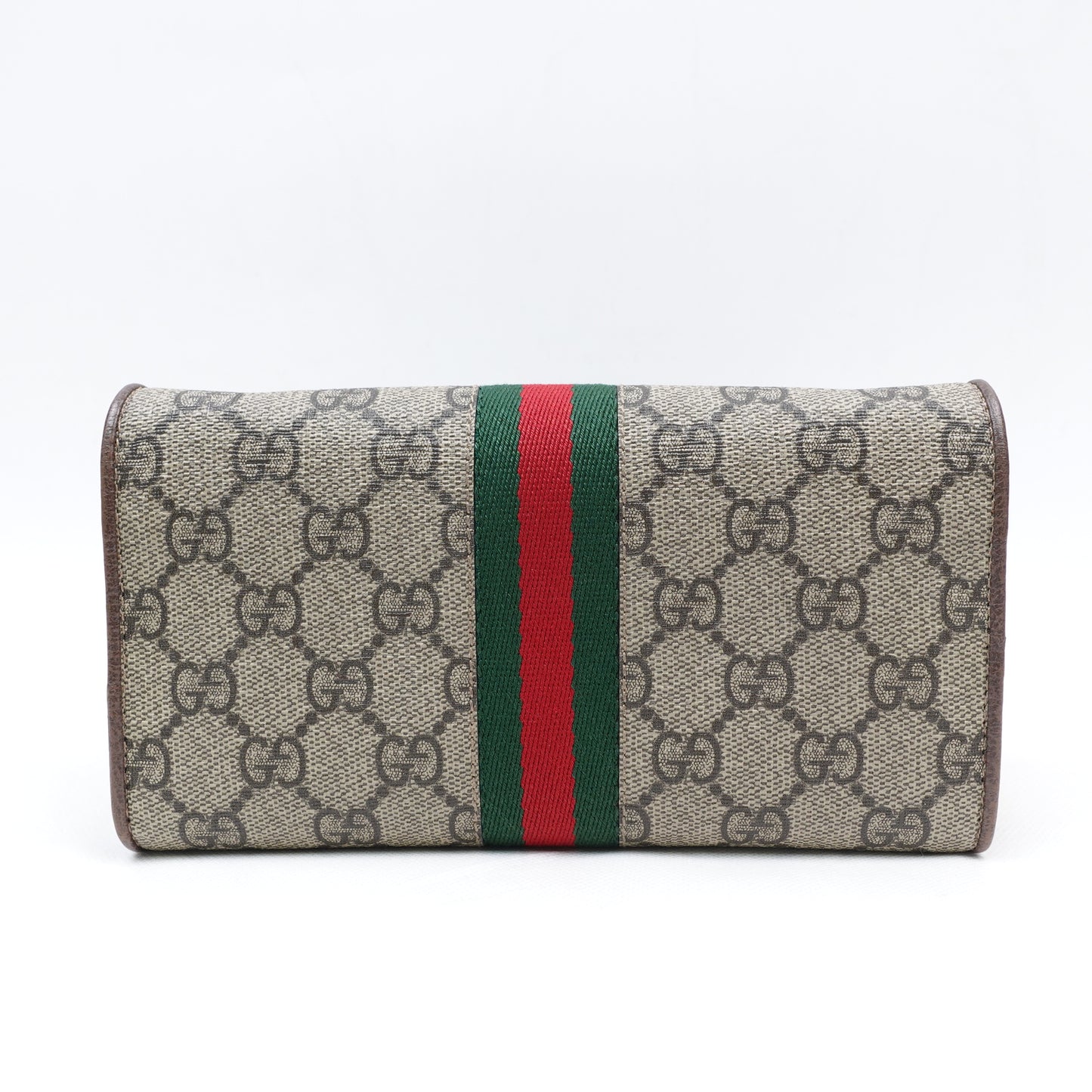 Pre-Owned Gucci Ophidia Monogram&Calfskin Coated Canvas Shoulder Bag