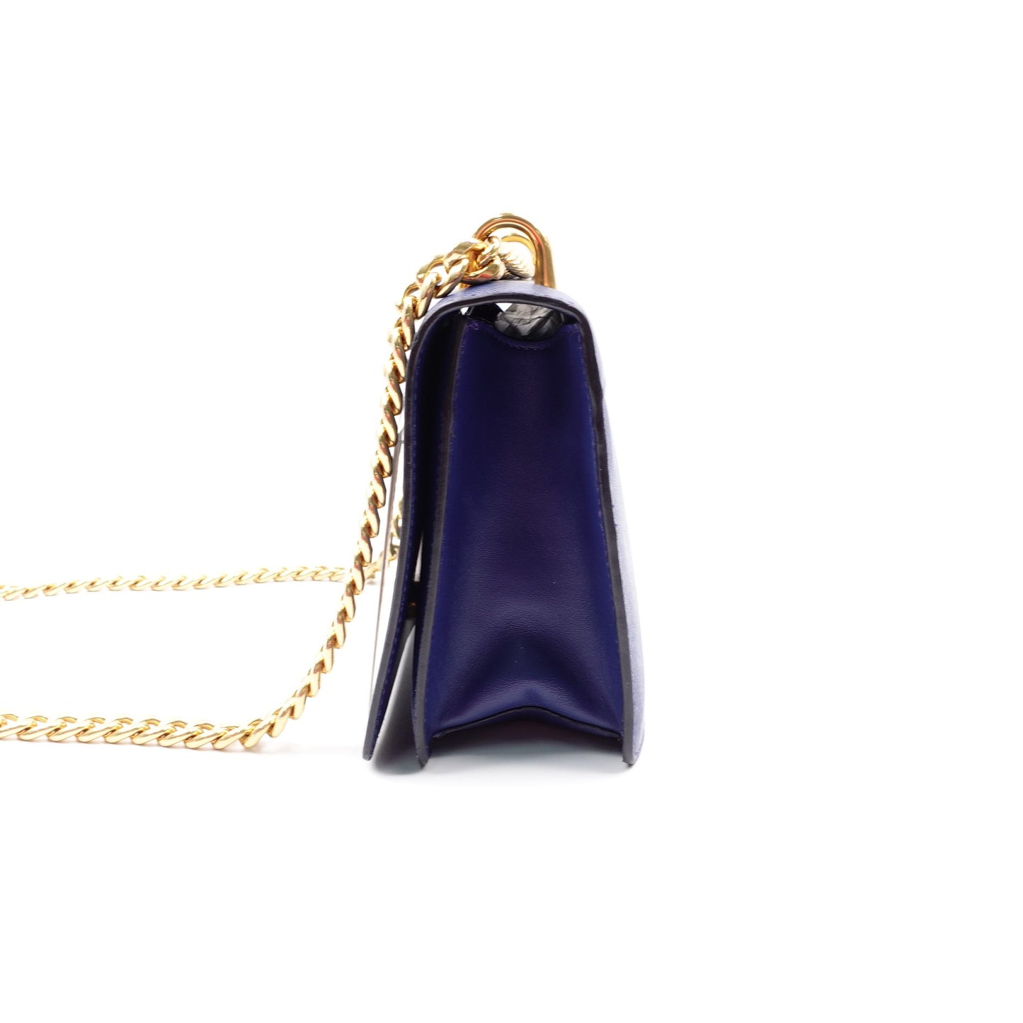 Pre-owned Prada Blue  Saffiano Leather Shoulder Bag